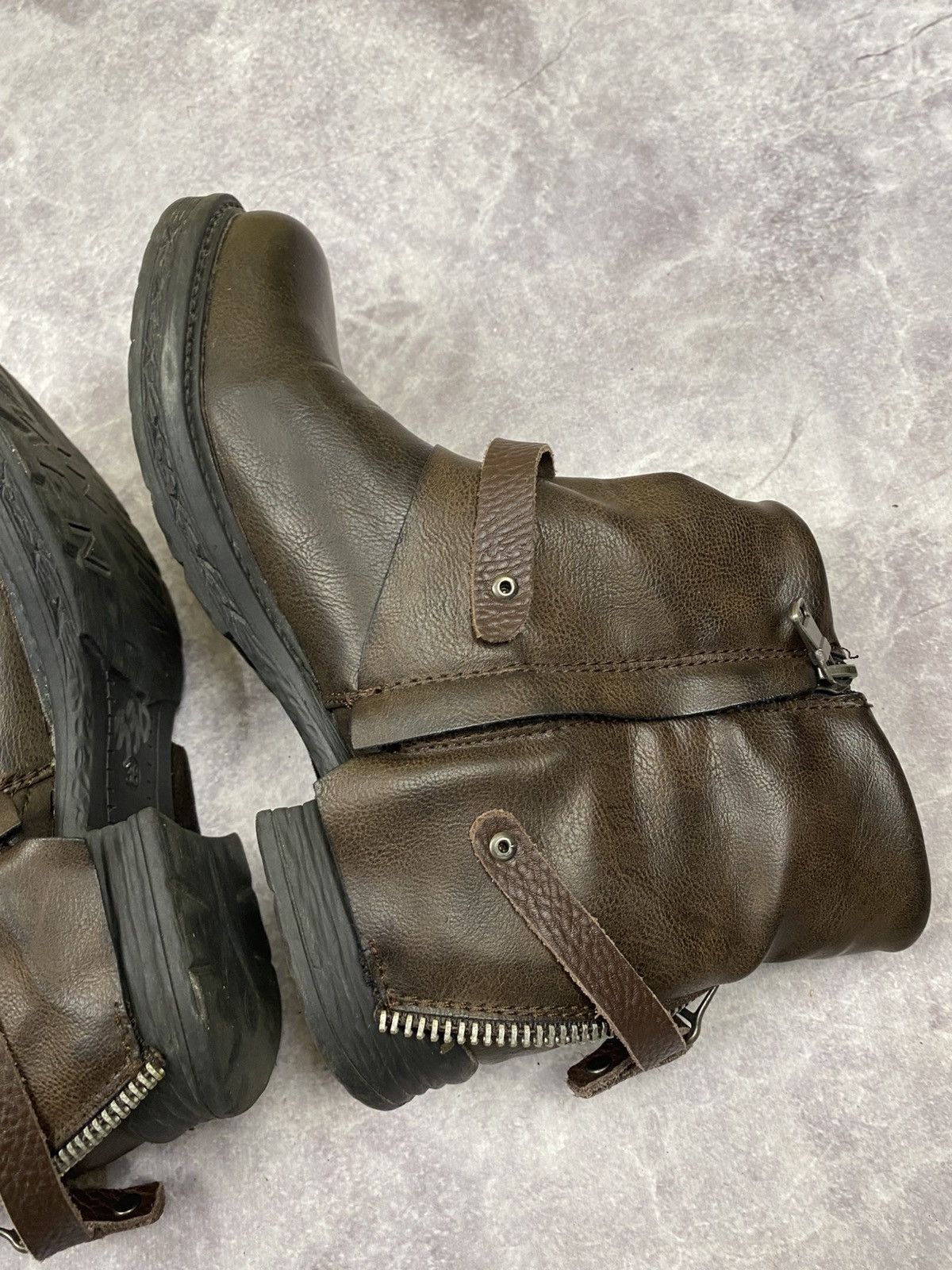 Other Vintage Avantgarde Y2K Grange A.S.98 Style Boho Boots ASH Size US 8 / IT 38 - 14 Thumbnail