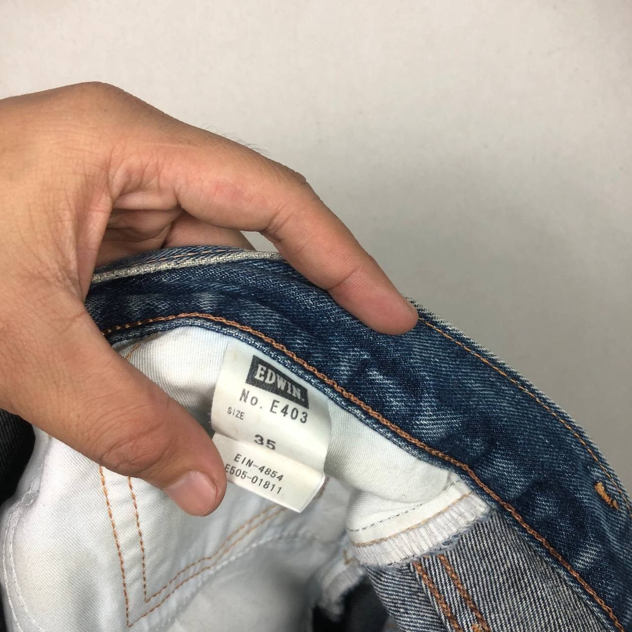 Edwin Vintage 90s Edwin Distressed Denim Jeans Pants Size US 36 / EU 52 - 11 Thumbnail