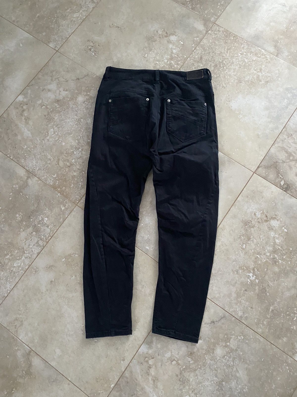 Diesel Vintage Diesel J-Cut Slim Jeans Zip Waist Balck Avant Garde Size US 32 / EU 48 - 10 Thumbnail