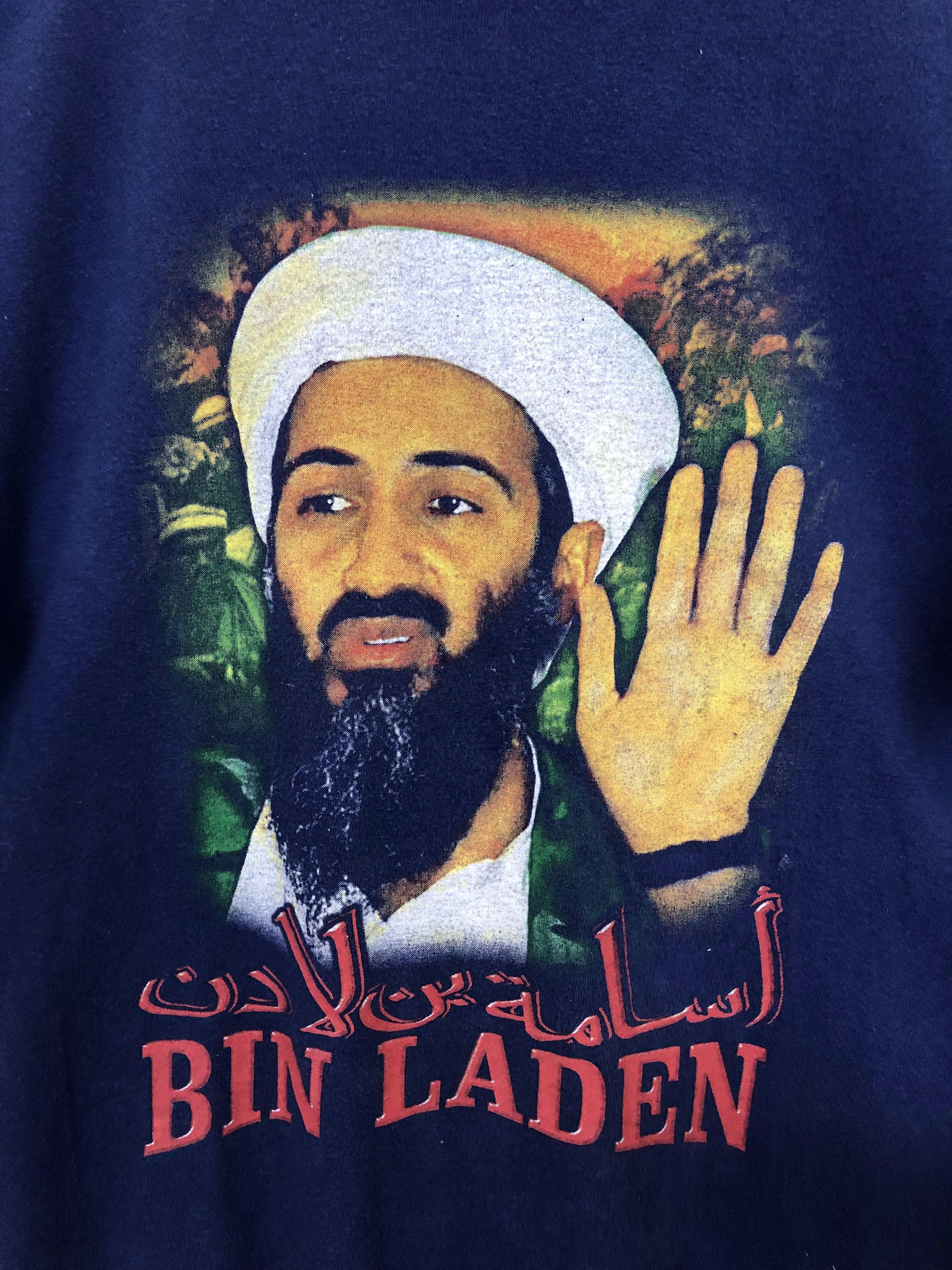 Rap Tees × Vintage Vintage Osama Bin Laden Bootleg Tshirt Size US L / EU 52-54 / 3 - 2 Thumbnail