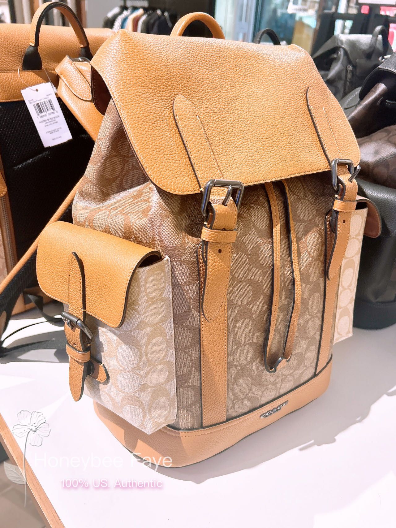 Coach Hudson Backpack In Colorblock Signature Canvas Cr335 Grailed 9621