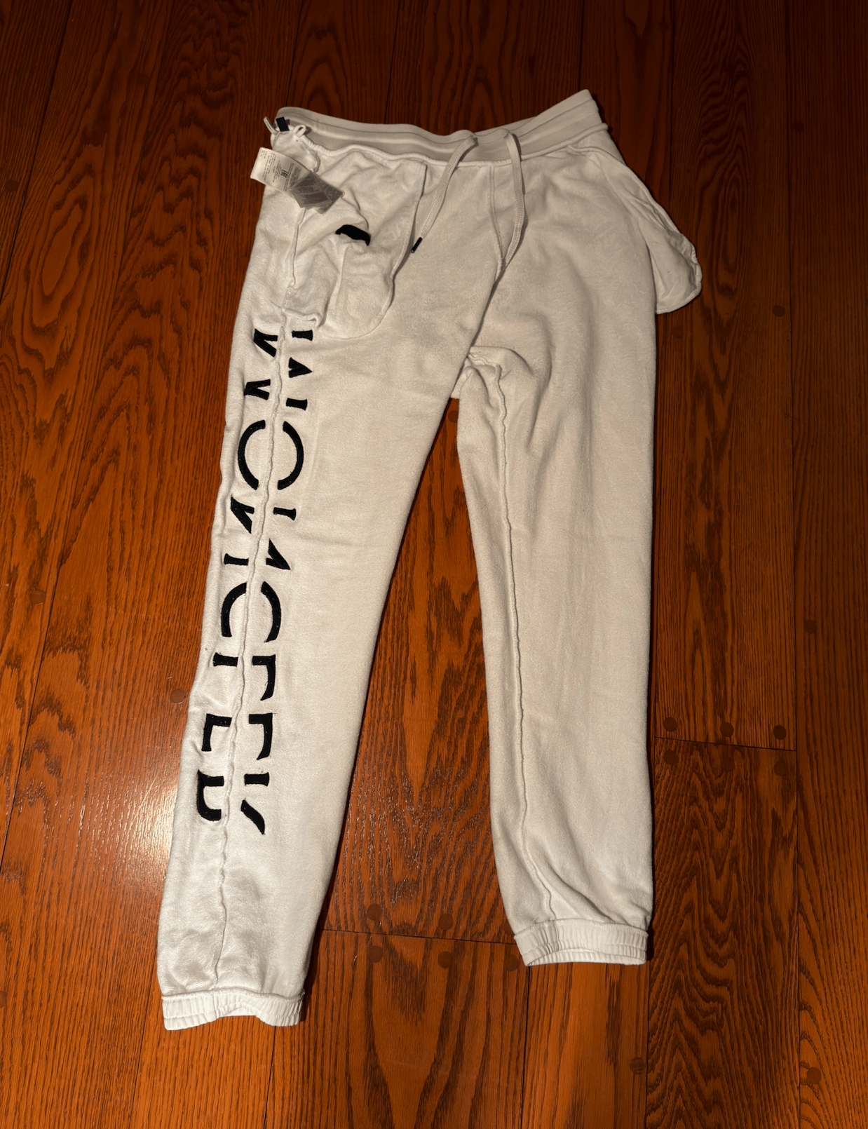 Moncler Tapered Logo-Embroidered Cotton-Jersey Sweatpants Size US 34 / EU 50 - 3 Thumbnail