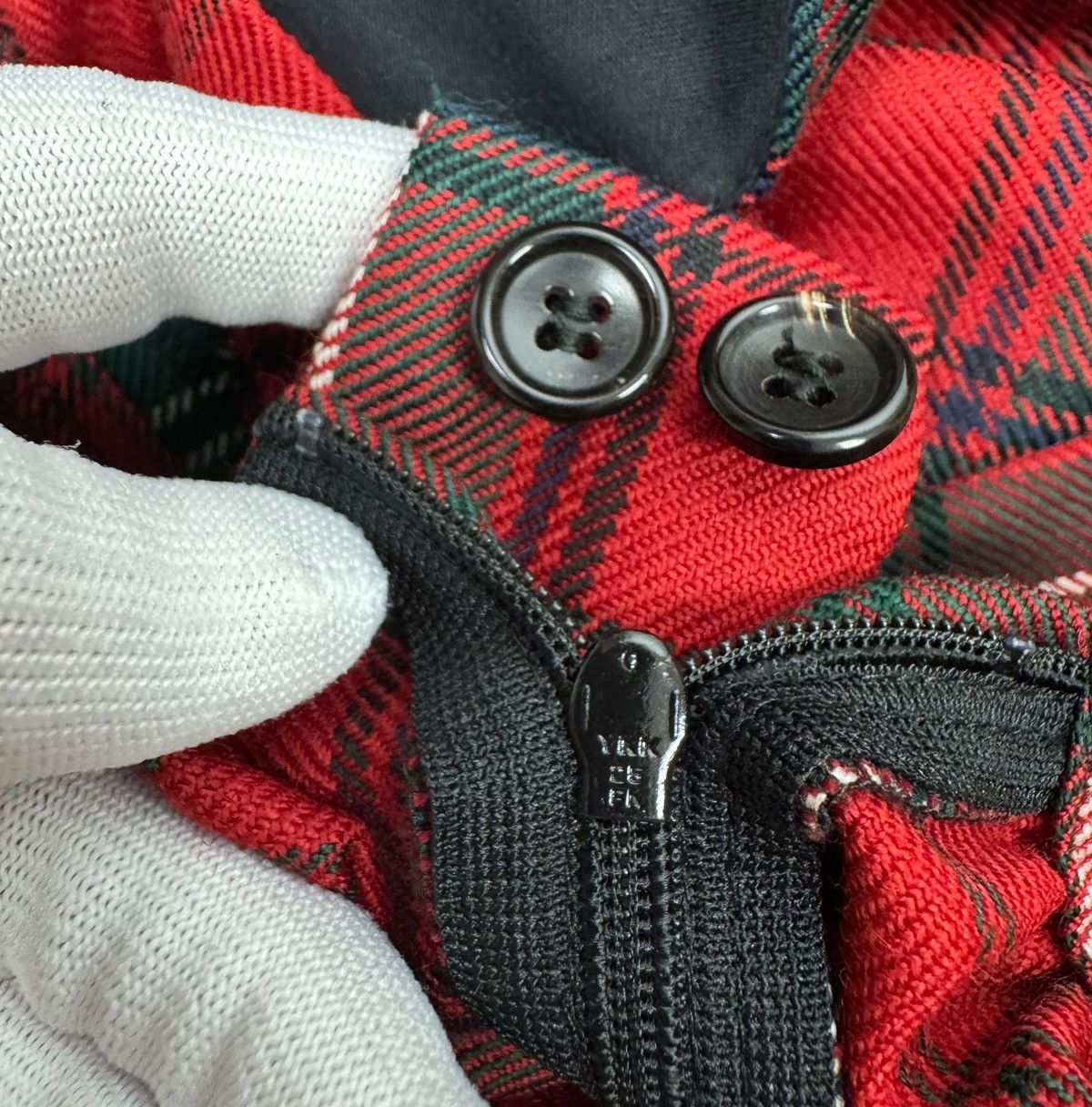 Comme des Garcons SHIRT Comme des Garcons Shirt Plaid Wool Dress Pinafore size XS Size XS / US 0-2 / IT 36-38 - 11 Thumbnail