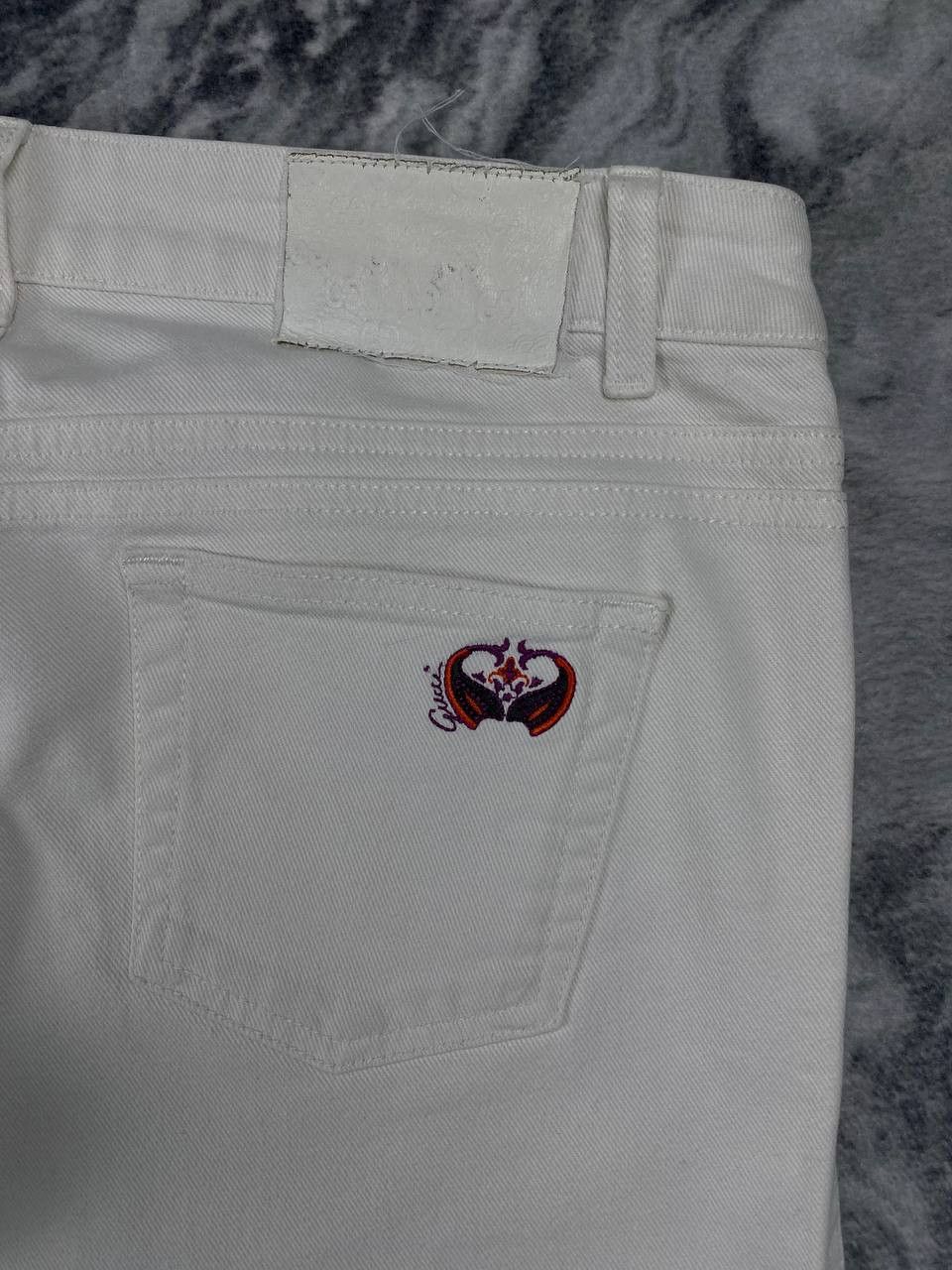 Gucci Gucci Denim Jeans Women Size 46 White Size 32" / US 10 / IT 46 - 3 Thumbnail