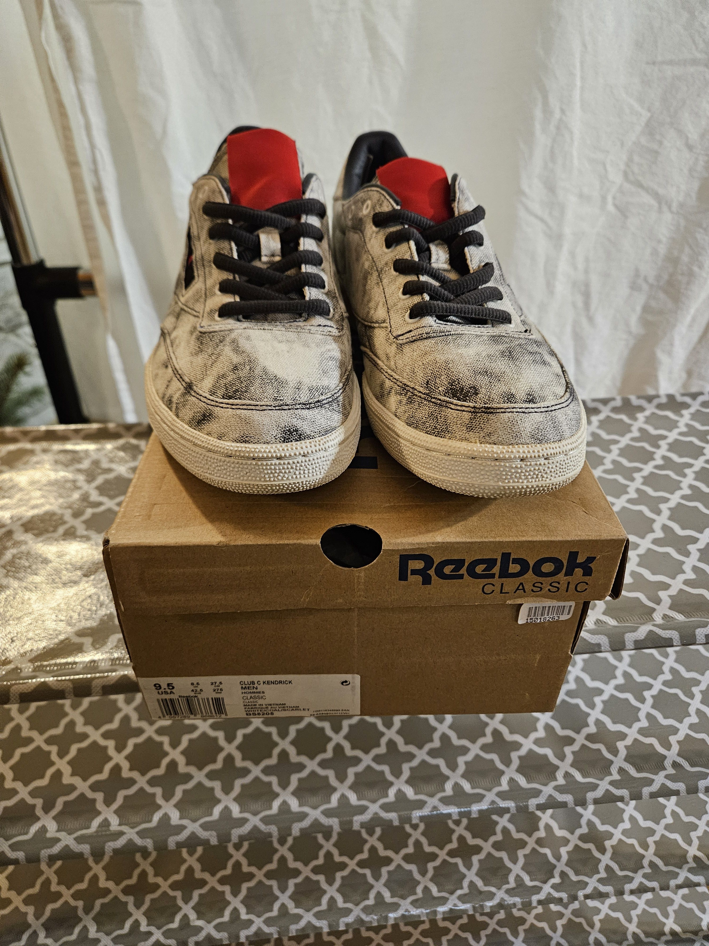 Kendrick Lamar × Reebok Club C Kendrick men's sneakers Size US 9.5 / EU 42-43 - 2 Thumbnail