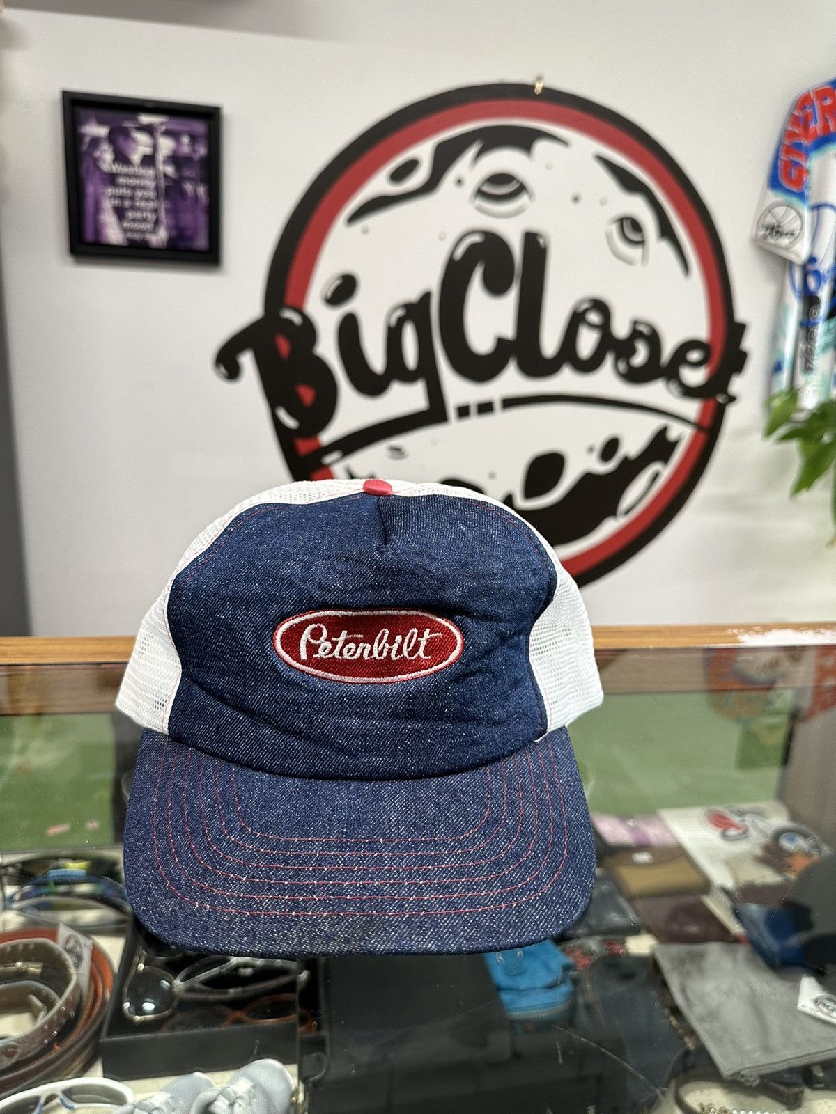 Vintage Vintage 90s Peterbilt Circle Logo Trucks Snapback Size ONE SIZE - 1 Thumbnail