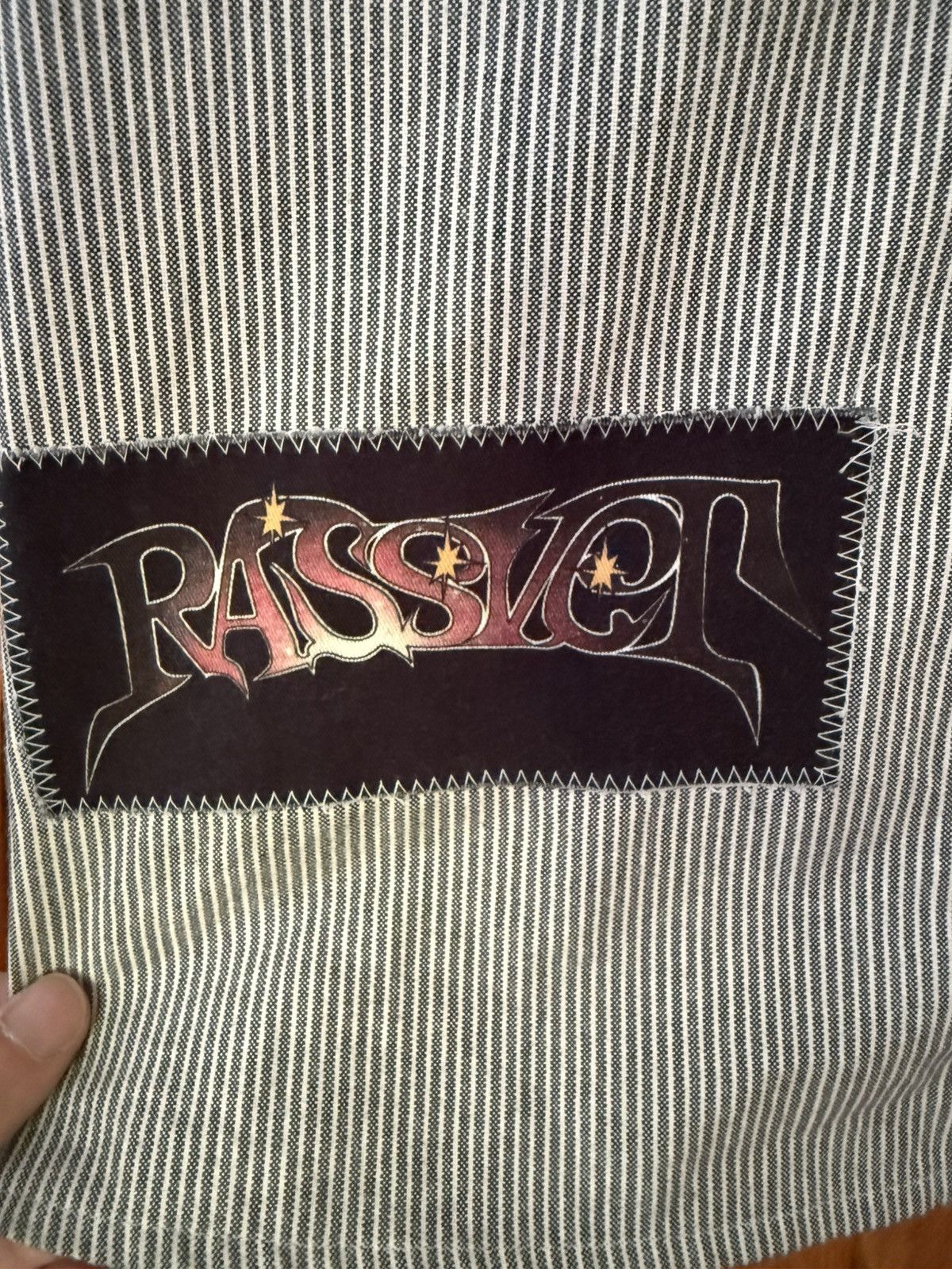 PACCBET Rassvet (Paccbet) Patchwork Stripe Work Shirt Size US L / EU 52-54 / 3 - 6 Thumbnail
