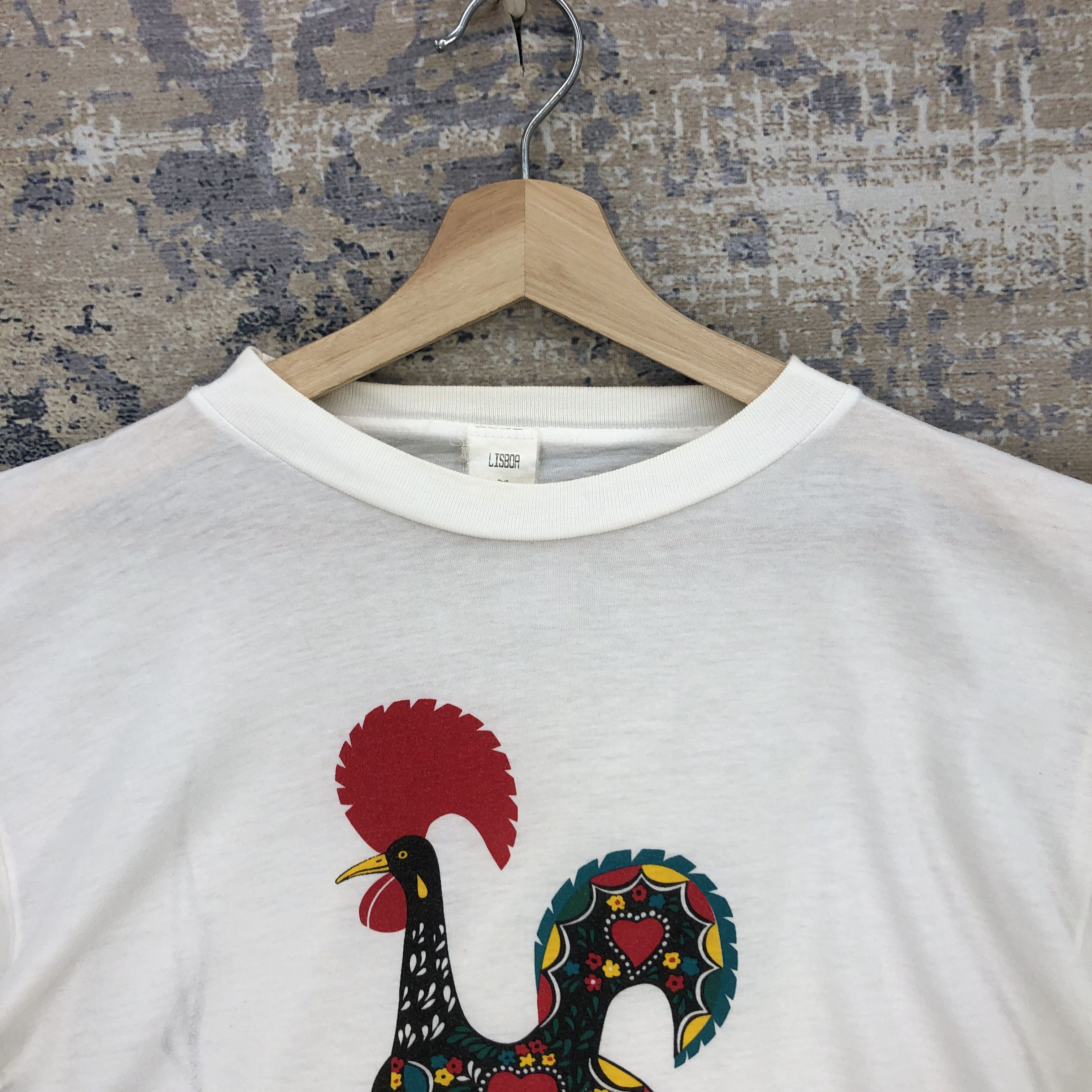 Vintage Vintage Galo de Barcelos T Shirt Portuguese Rooster Tees Size US M / EU 48-50 / 2 - 4 Thumbnail