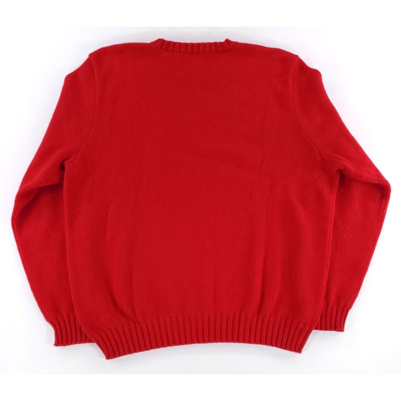 Polo Ralph Lauren Polo Ralph Lauren Fishermans Sweater Pullover Crew Neck Red XL Mens Size US XL / EU 56 / 4 - 4 Thumbnail