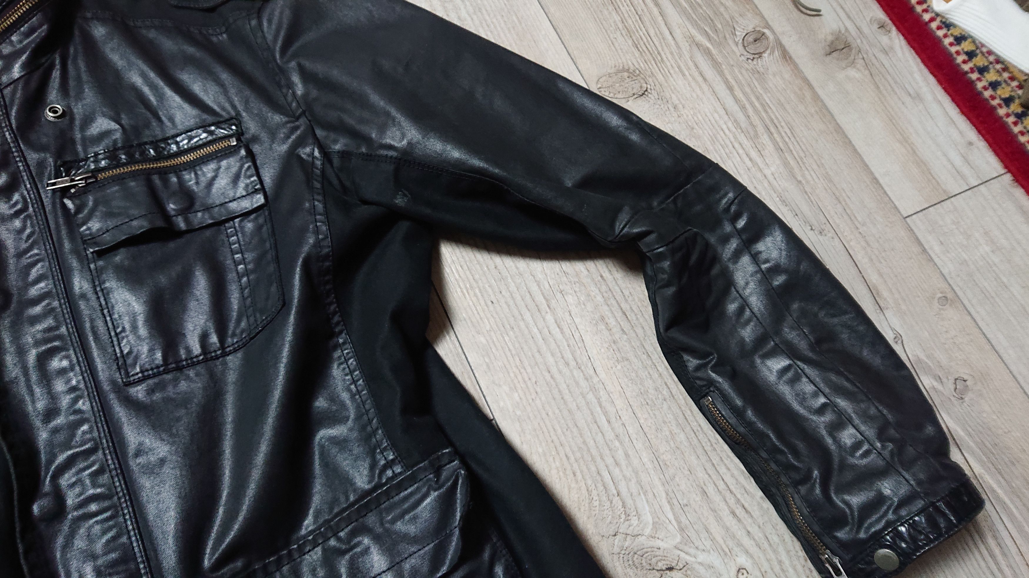 Diesel Vintage Diesel Y2k 90s Leather Biker Military Jacket Black Size US XL / EU 56 / 4 - 3 Thumbnail