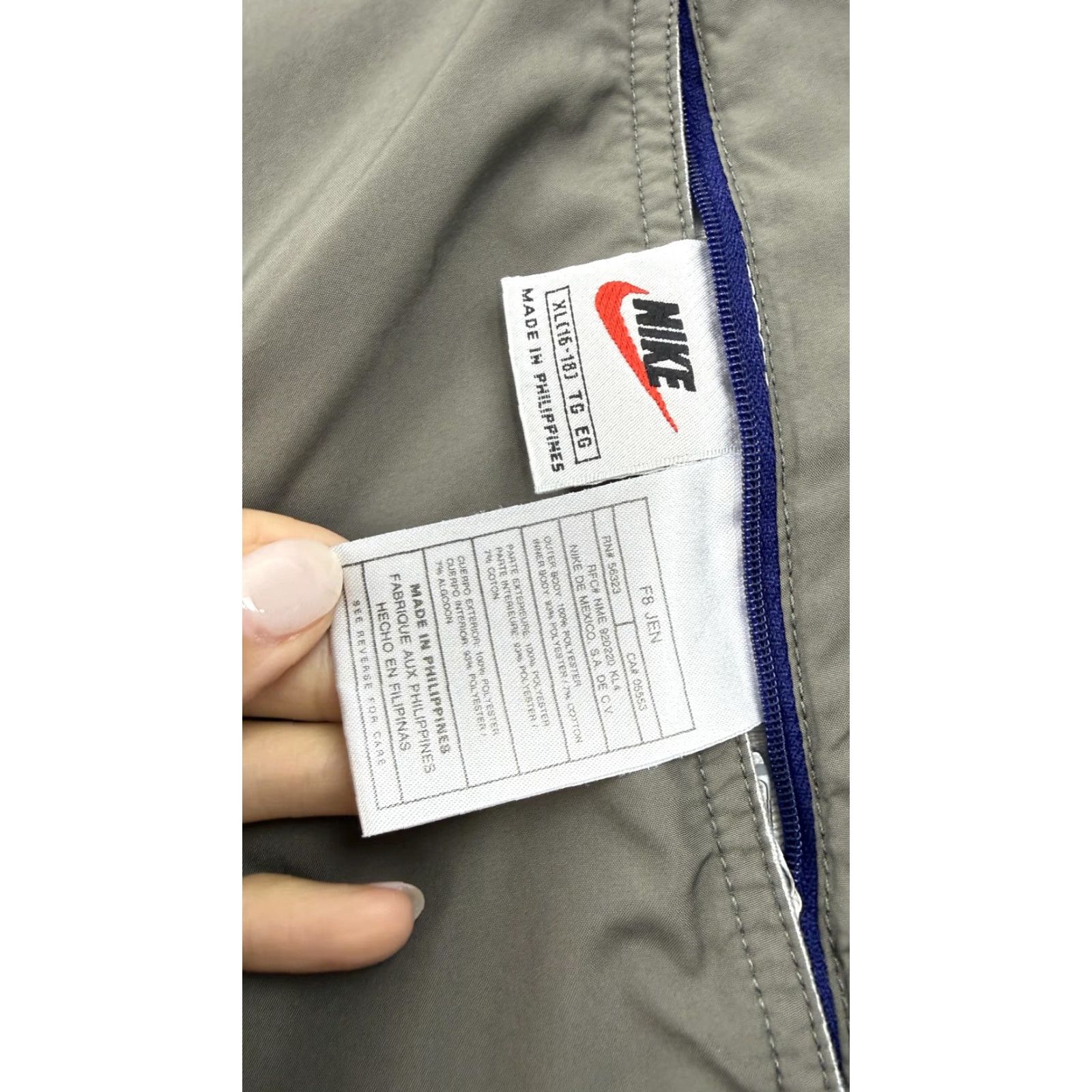 Nike Nike Jacket XL Mens Gray Purple Reversible Fleece-Lined Full Zip Swoosh Size US XL / EU 56 / 4 - 4 Thumbnail