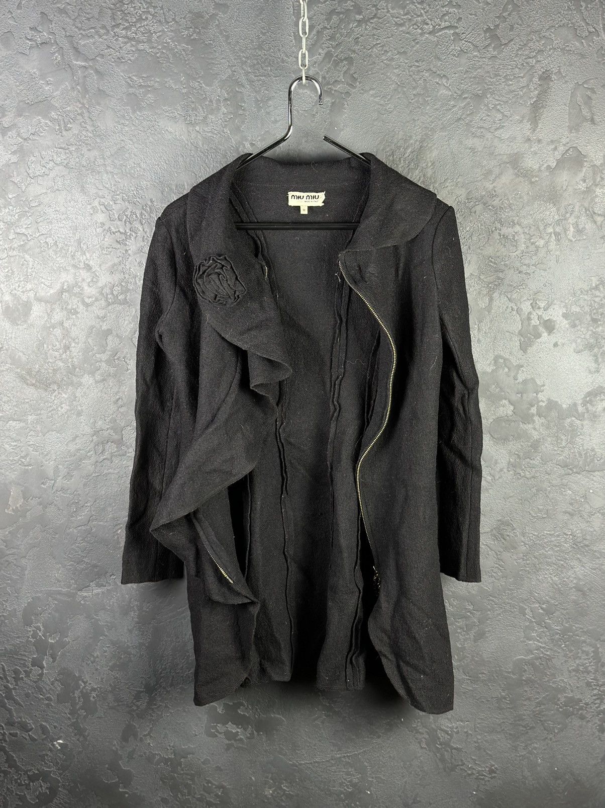 Miu Miu × Vintage Vintage Miu Miu Wool Jacket Size M / US 6-8 / IT 42-44 - 7 Thumbnail