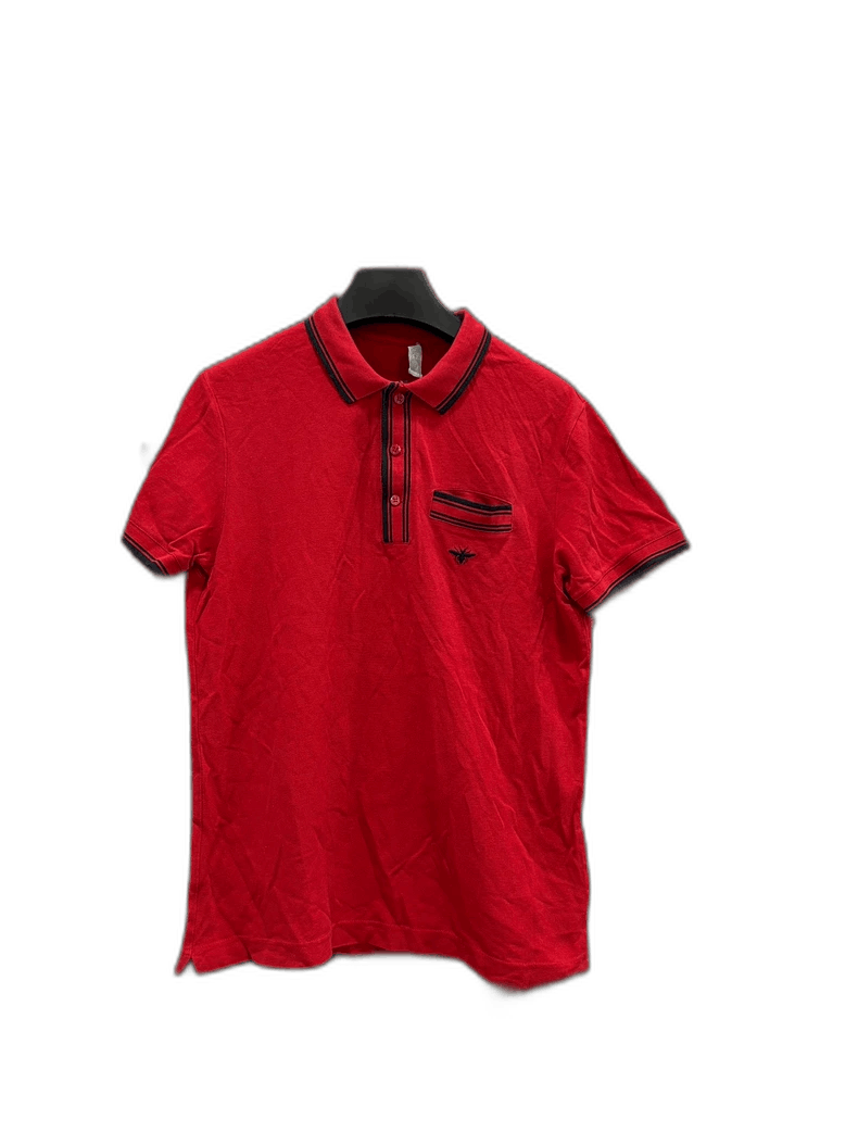 Dior Dior Short Sleeve Polo with Embroidery-2505 Size US L / EU 52-54 / 3 - 1 Thumbnail