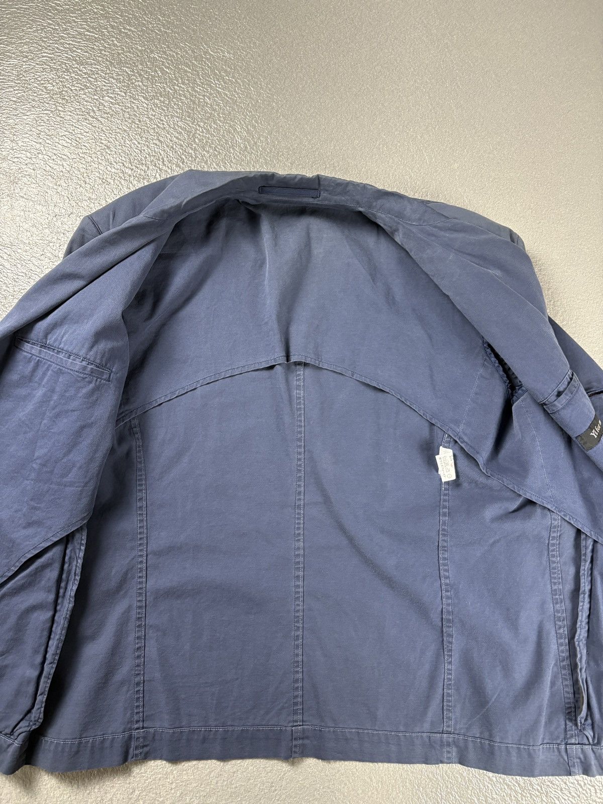 Yohji Yamamoto Yohji Yamamoto Asymetric Tailored Jacket Navy Size 48R - 5 Thumbnail