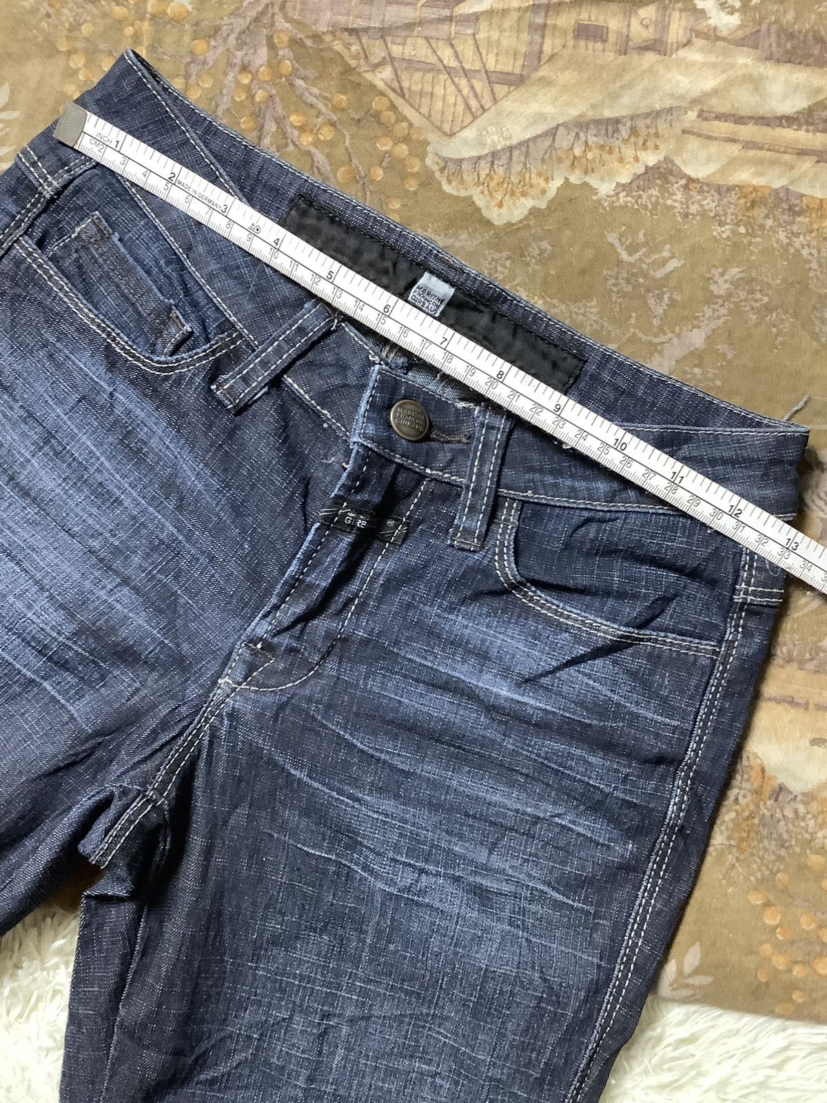 Japanese Brand × Marithe + Francois Girbaud Marithe Francois Girbaud Faded Blue Flare Jeans Size US 26 / EU 42 - 12 Thumbnail
