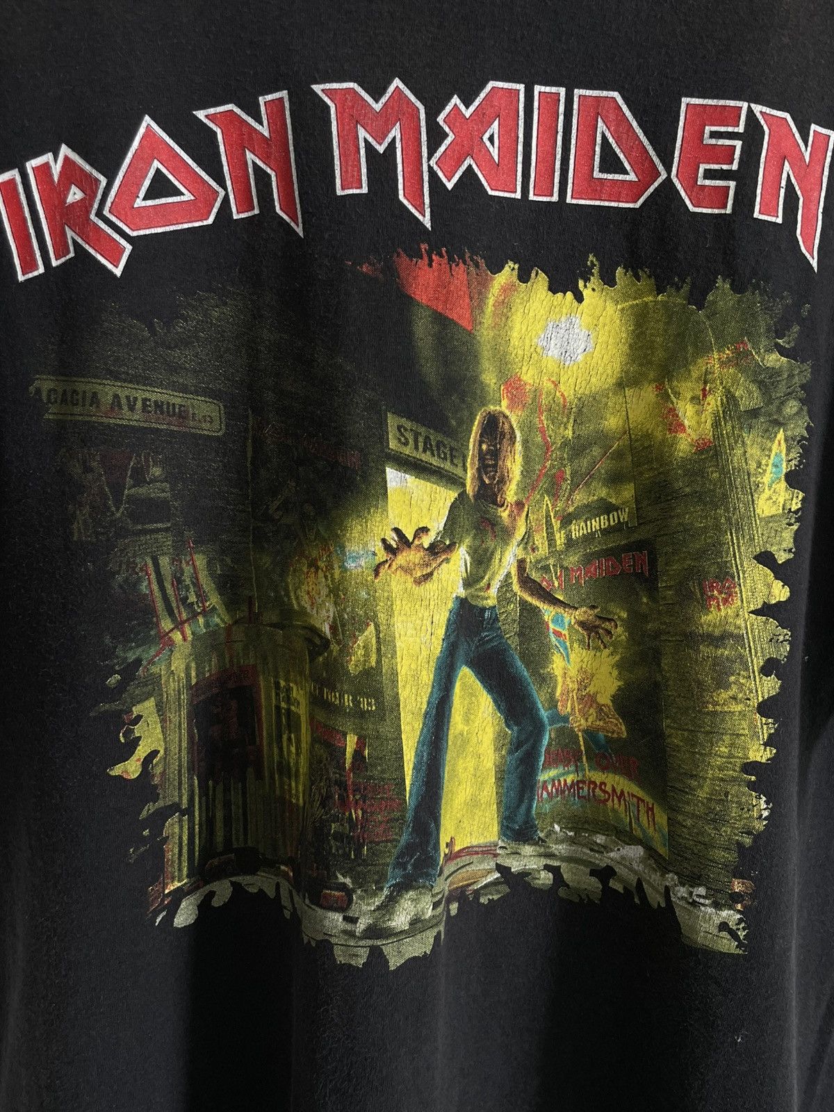 Band Tees Vintage 2004 Iron Maiden "The Early Days" Band Tee Sun Fade Size US L / EU 52-54 / 3 - 5 Thumbnail