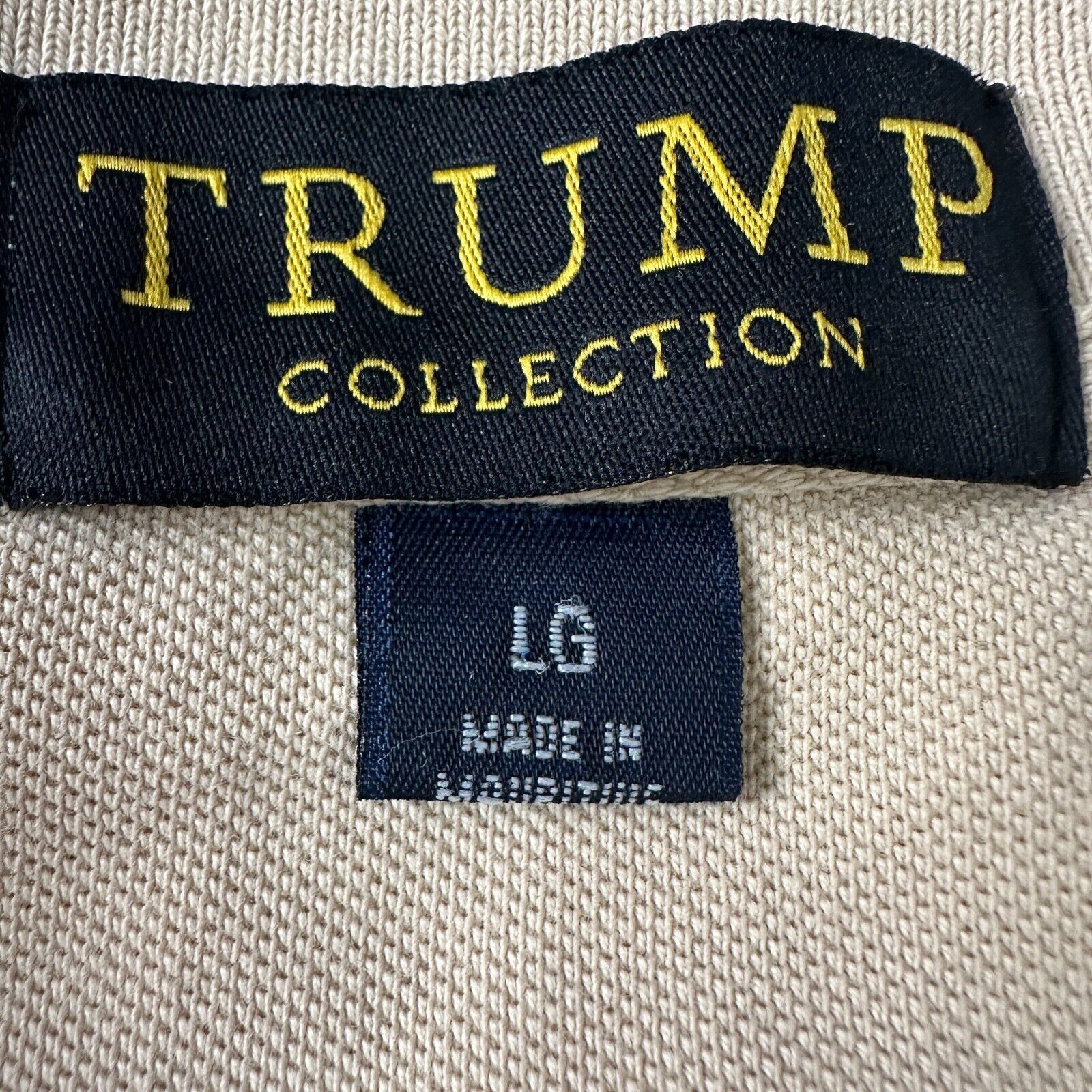 Other Vintage Trump Taj Mahal Polo Shirt Men’s Large Tan Golf Size US L / EU 52-54 / 3 - 6 Thumbnail