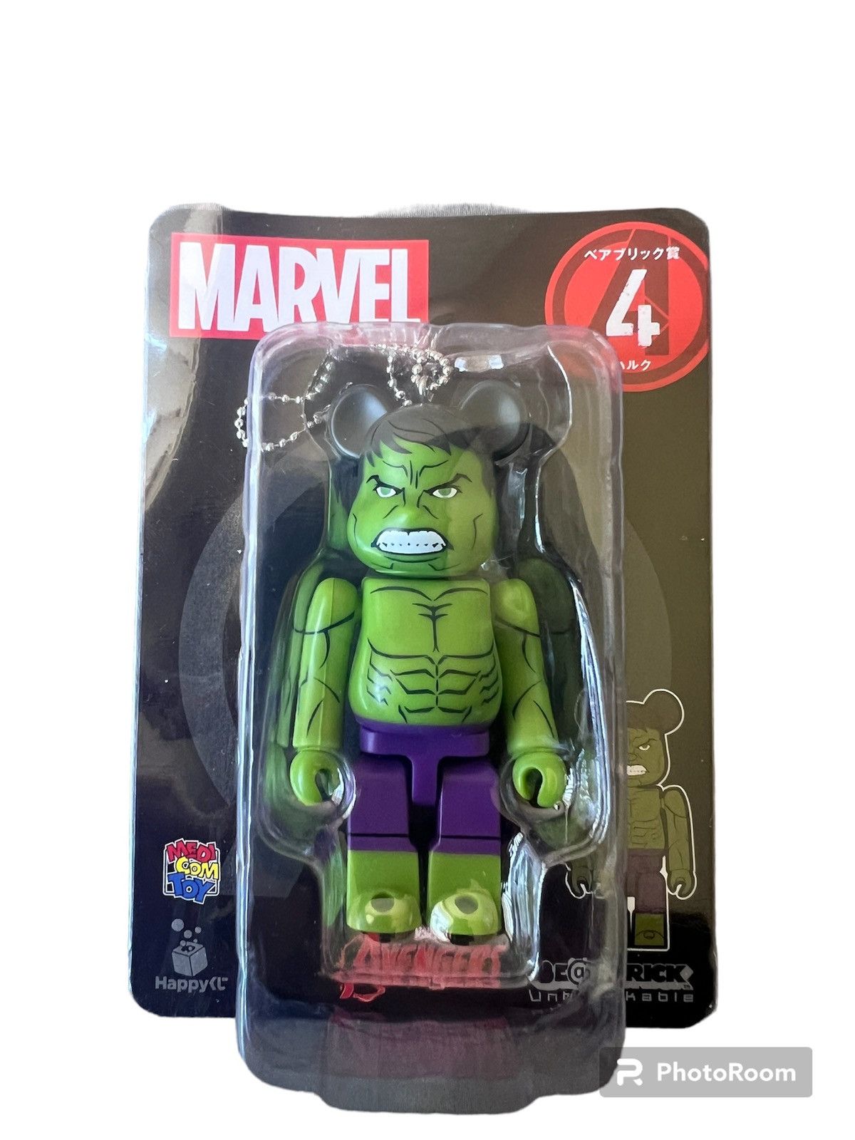 Medicom Toy Bearbrick Hulk Marvel 100% Size ONE SIZE - 3 Thumbnail