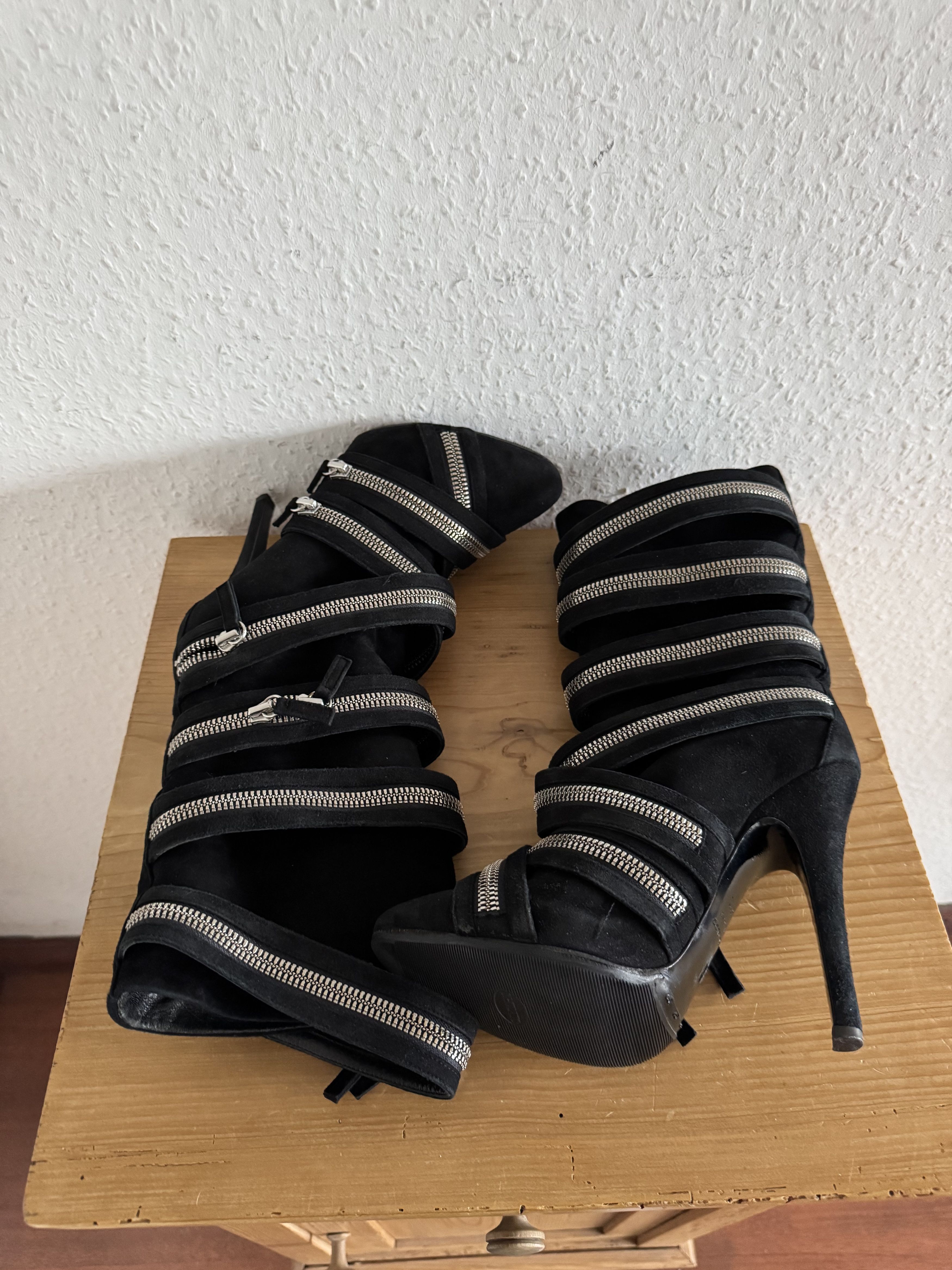 Balmain FW09 Zipper High-Heel Boot Size US 5 / IT 35 - 8 Thumbnail