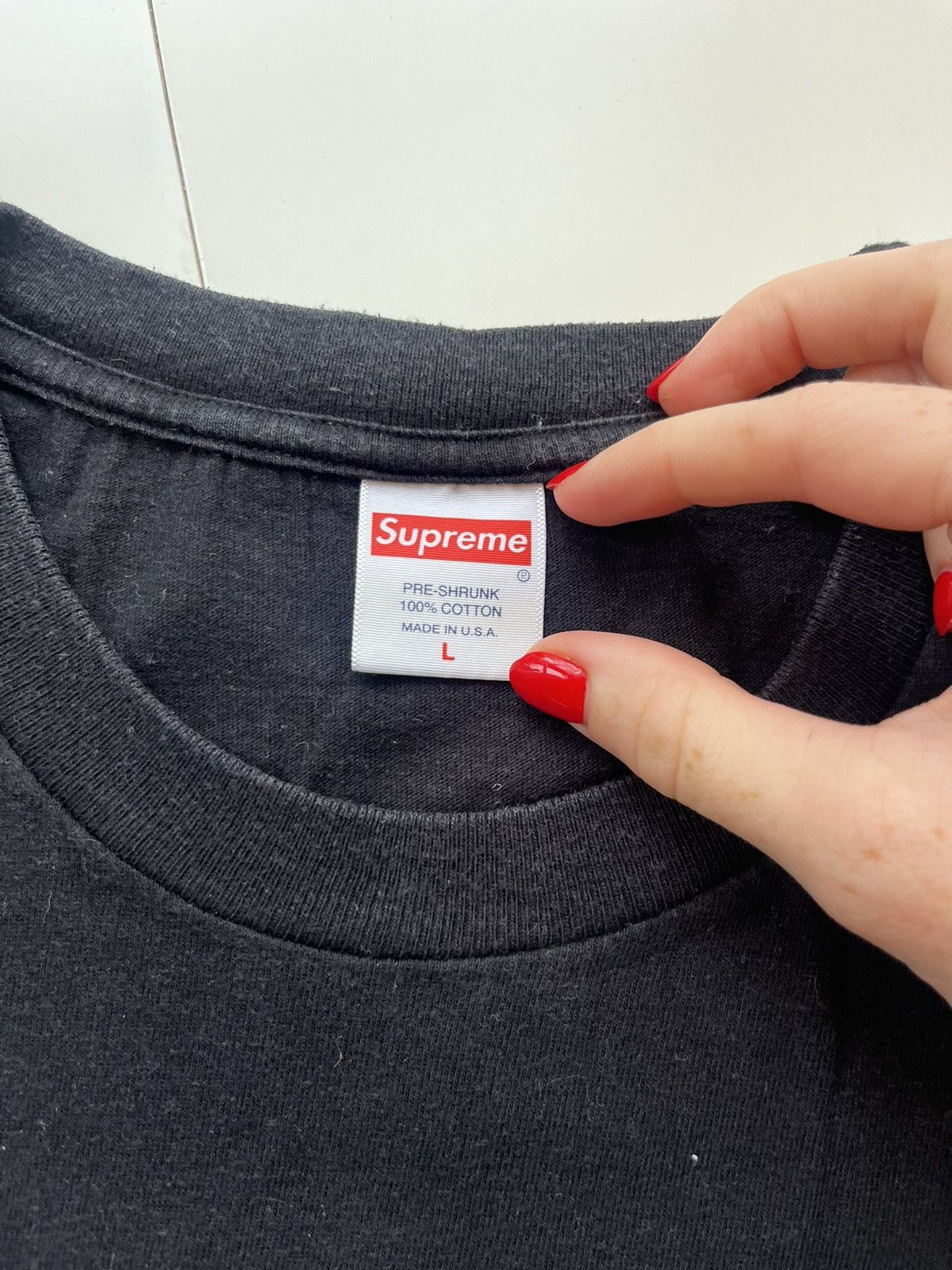 Supreme Men’s Black Supreme T-shirt Size US L / EU 52-54 / 3 - 2 Thumbnail