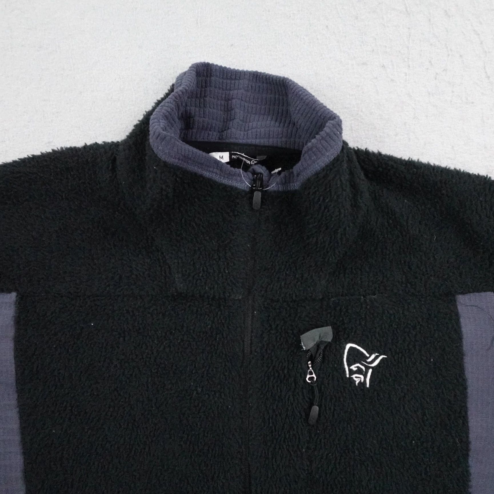 Vintage Norrøna Jacket Mens Medium Black Gray Polartec Fleece Falketind Warm1 Full Zip Jacket Mens Size US M / EU 48-50 / 2 - 2 Thumbnail