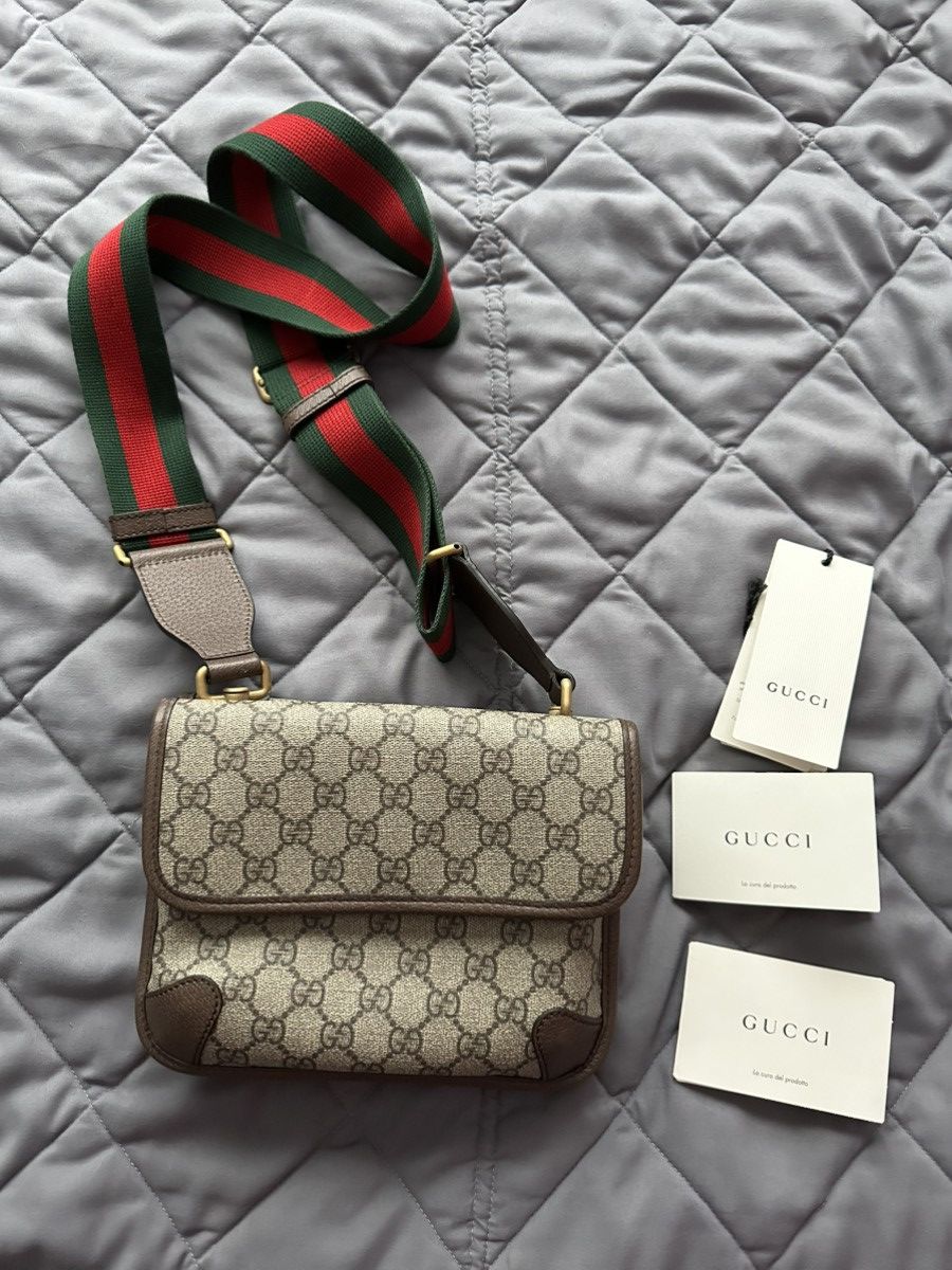 Gucci Gucci Men’s Tiger Shoulder Bag Size ONE SIZE - 2 Thumbnail