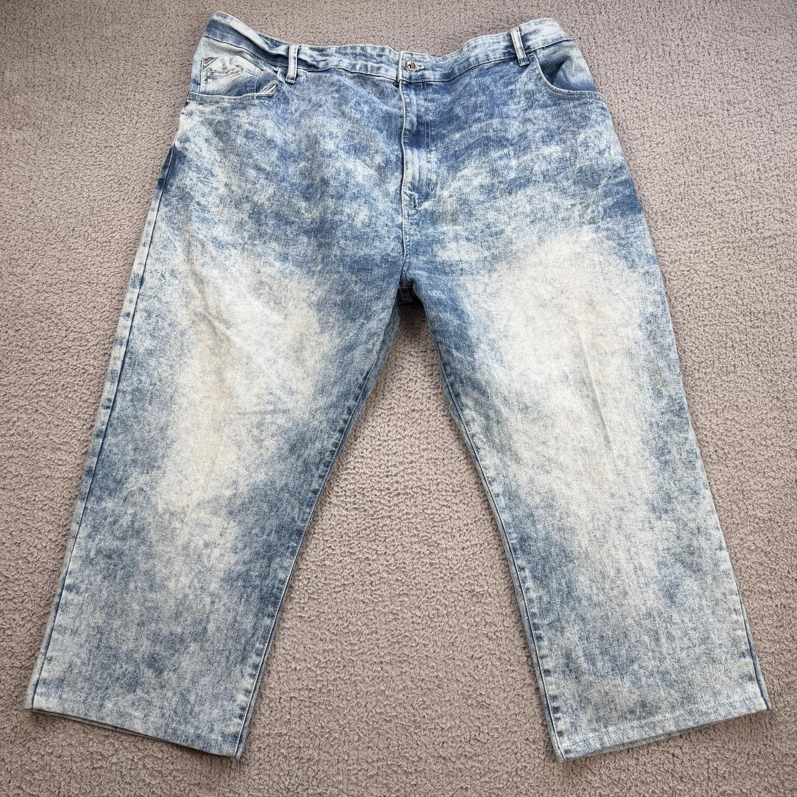 Southpole Southpole Acid Wash Denim Jeans Mens 42 Blue Marble Wash Size US 44 / EU 60 - 1 Thumbnail