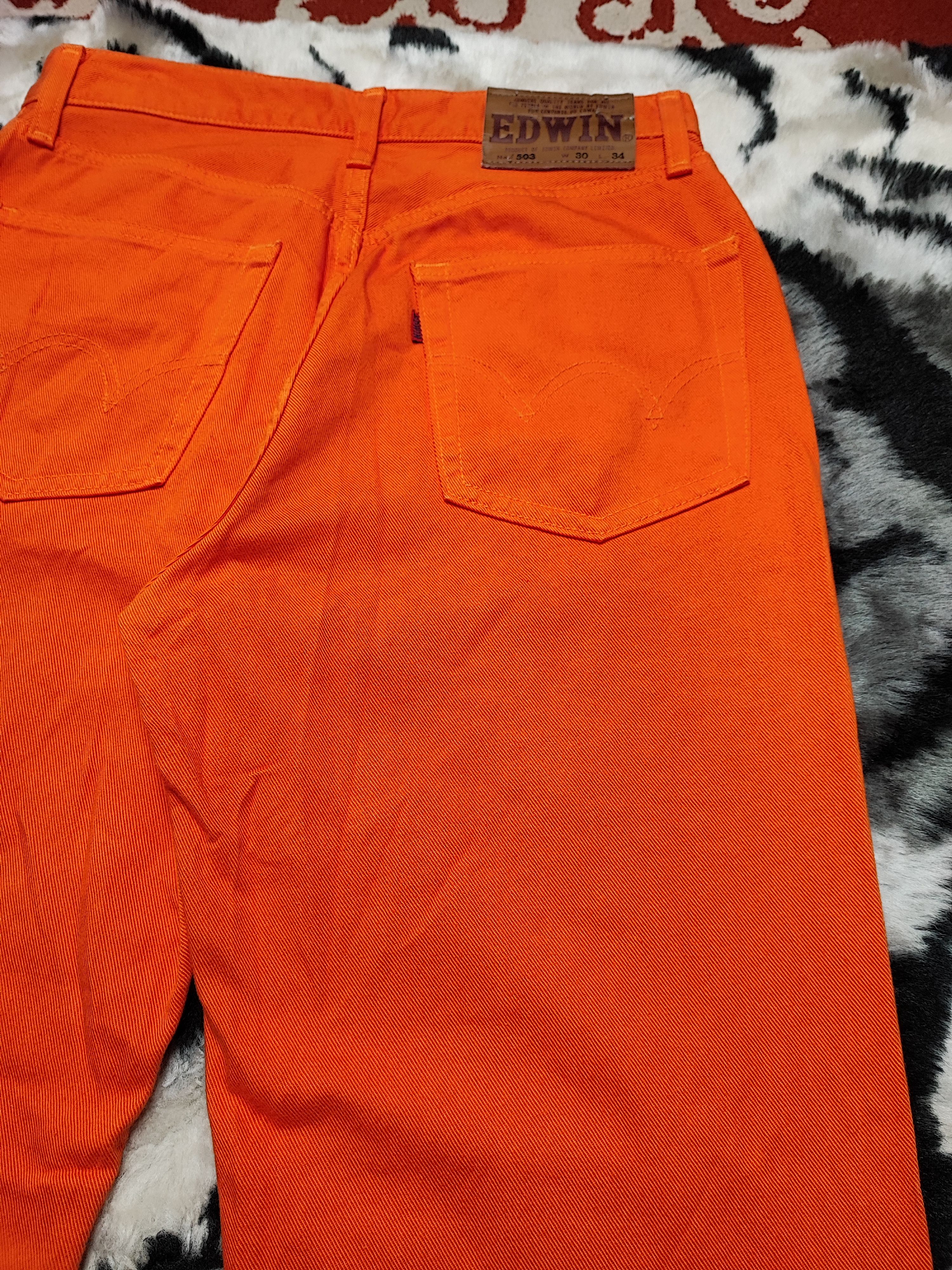 Edwin Vintage Orange Jeans by Edwin Japan Size US 28 / EU 44 - 14 Thumbnail