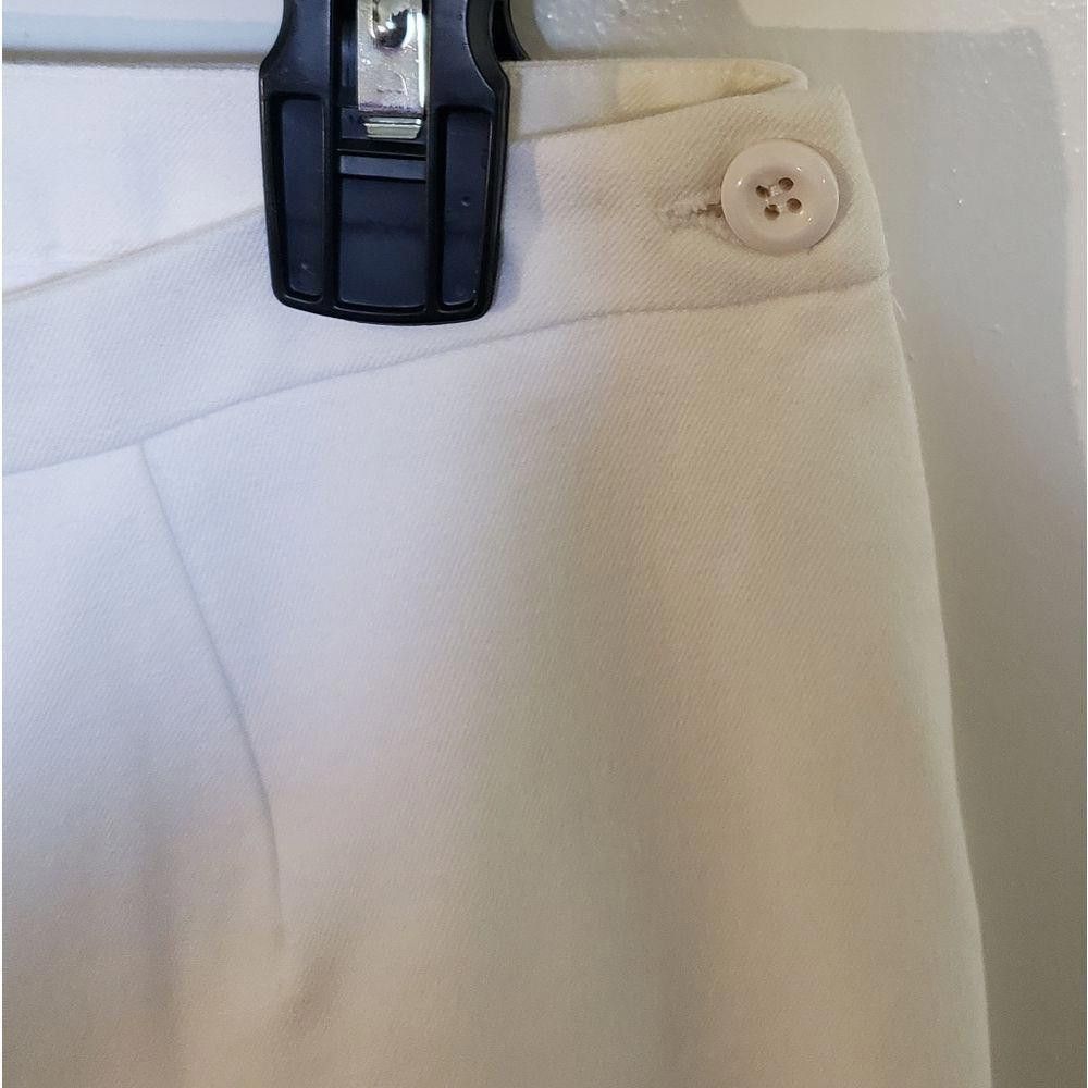Chicos CT1056a Chico’s White Cuffed Ankle Jeans Size 0 Size 25" / US 0 / IT 36 - 4 Thumbnail