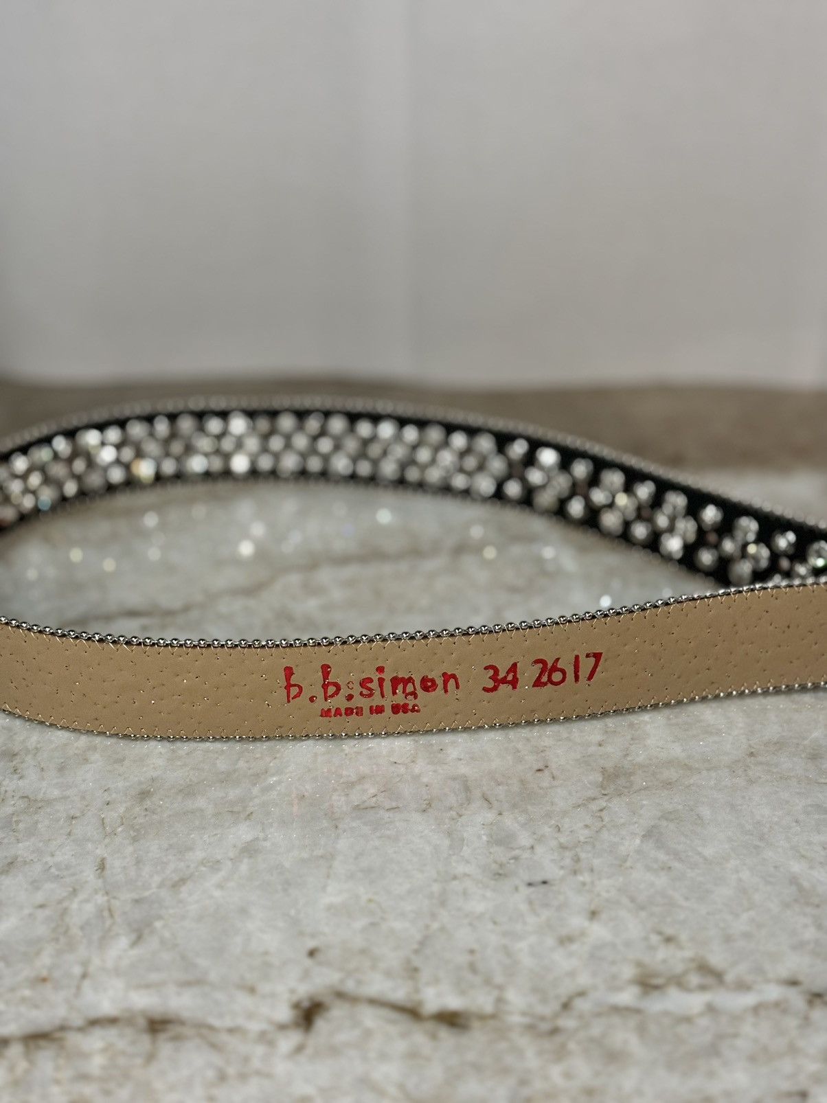 B.B. Simon Bb Simon Belt Size 34 - 3 Thumbnail