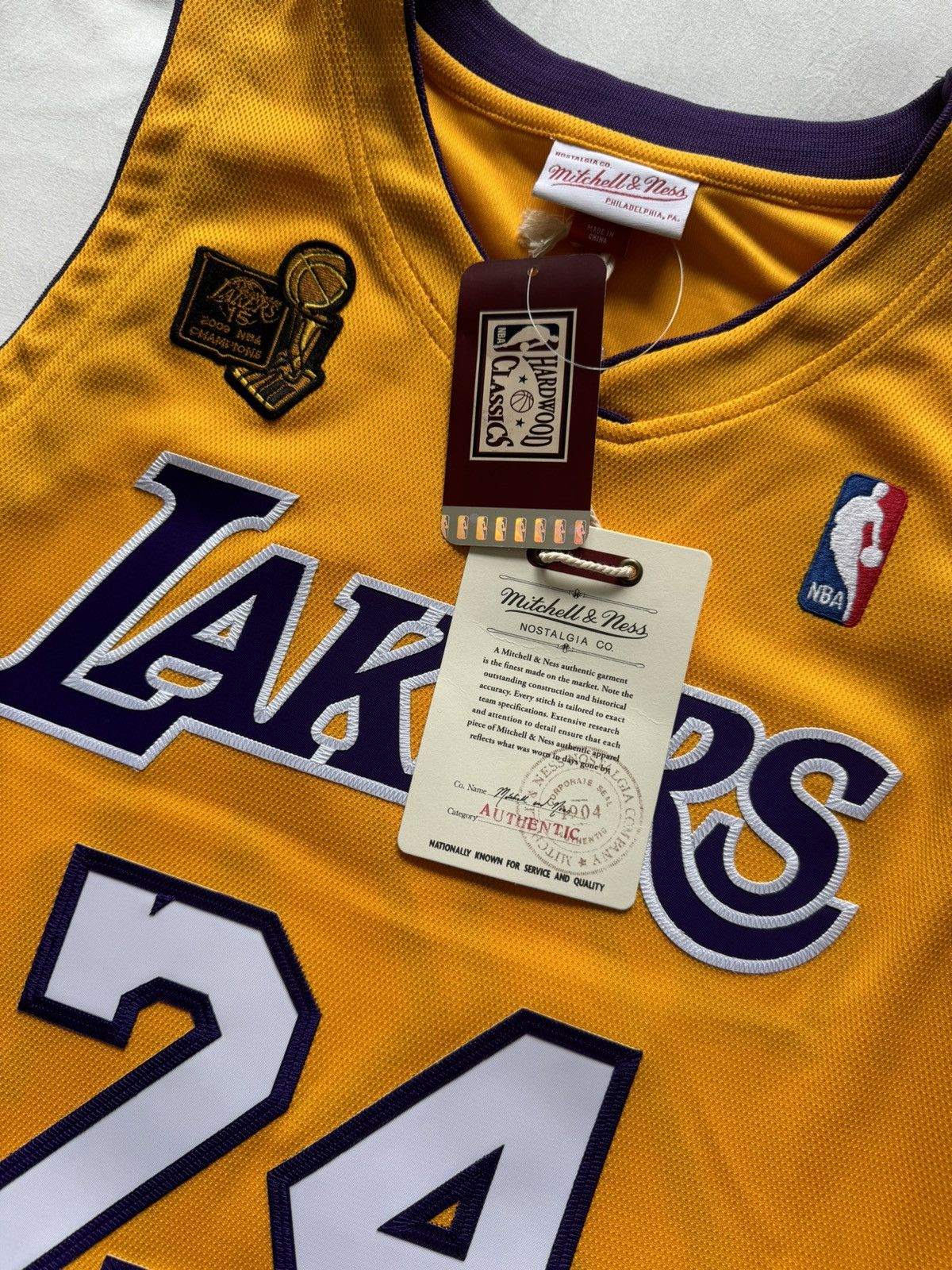 Mitchell & Ness × NBA Kobe Bryant Mitchell&Ness 2009-2010 Finals Authentic Jersey Size US L / EU 52-54 / 3 - 9 Thumbnail