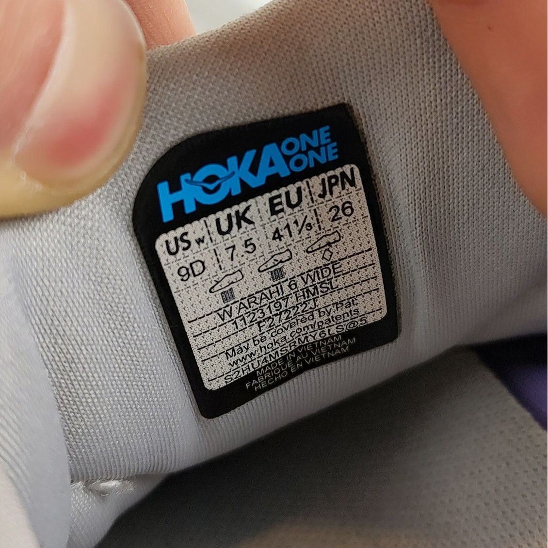 Hoka Hoka One One Womens Arahi 6 1123195 HMSL Gray Running Shoes Size US 9 / IT 39 - 7 Thumbnail