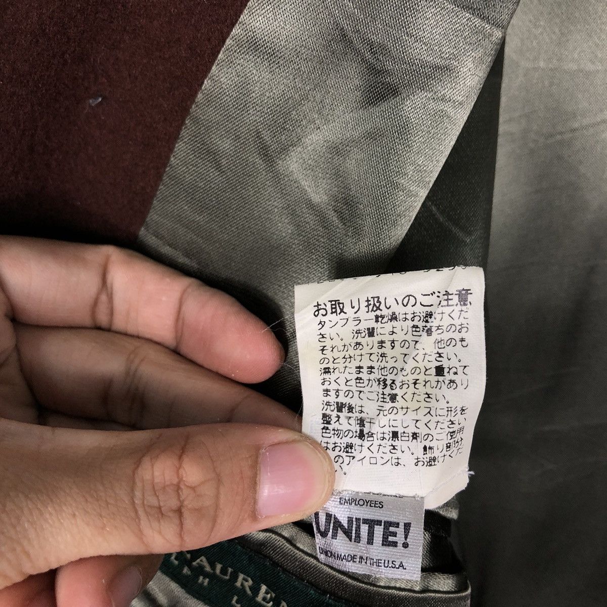 Japanese Brand 🔥Rich Brown - Long Fly Coats Wool Double Breast Green Label Size US M / EU 48-50 / 2 - 15 Thumbnail