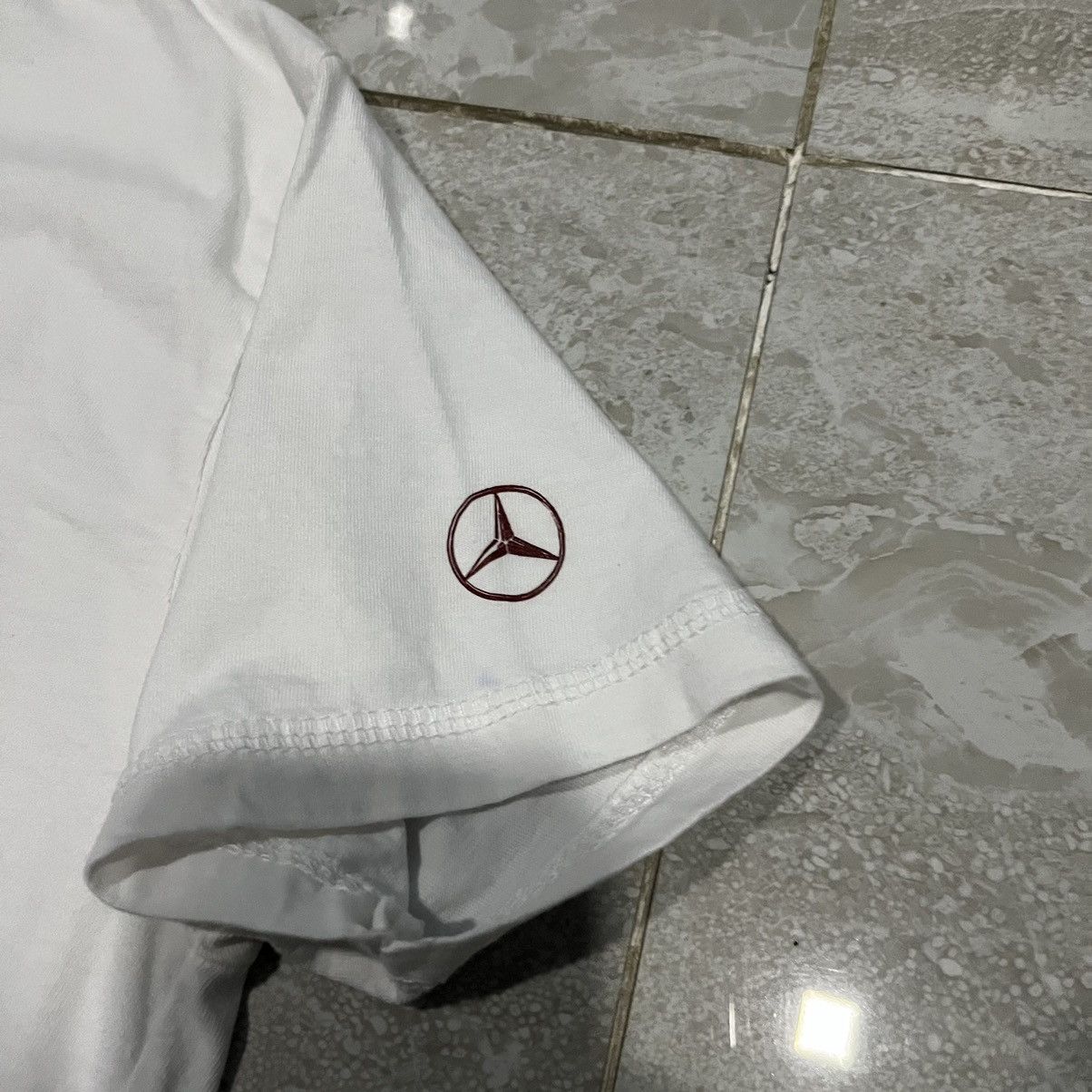 Mercedes-Benz Vintage Y2K Mercedes-Benz White T-shirt Size US S / EU 44-46 / 1 - 6 Thumbnail