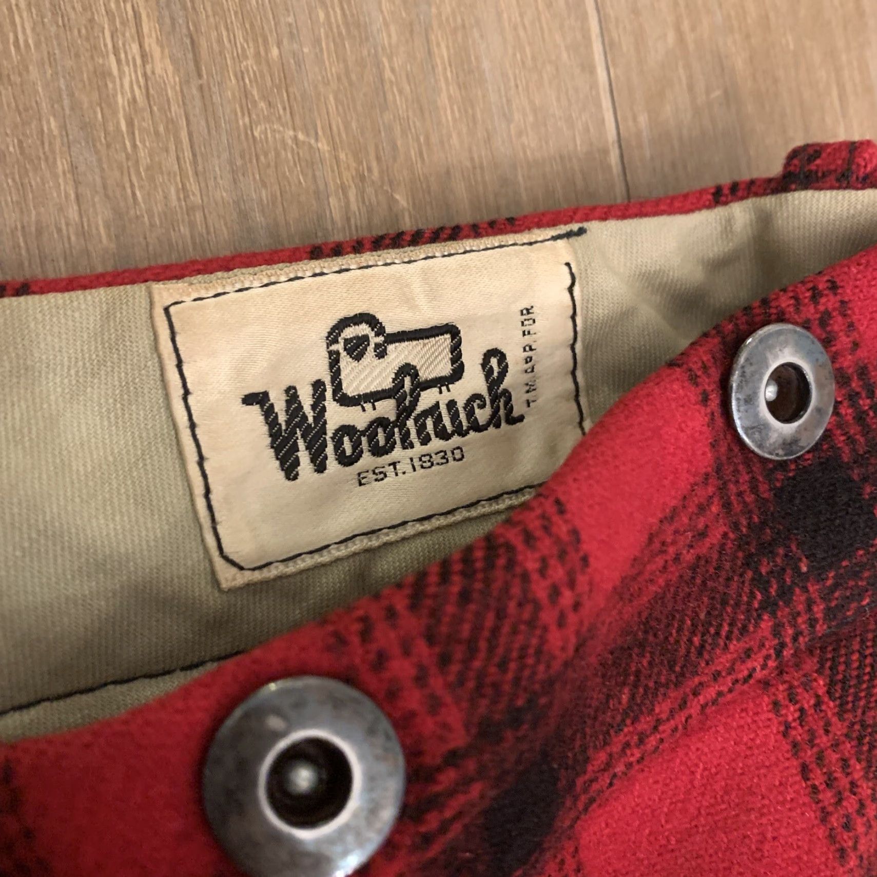 Vintage VINTAGE Woolrich Cuffed Jogger Hunting Pants 34x30 Red Buffalo Plaid 60s Mens USA Size US 34 / EU 50 - 2 Thumbnail