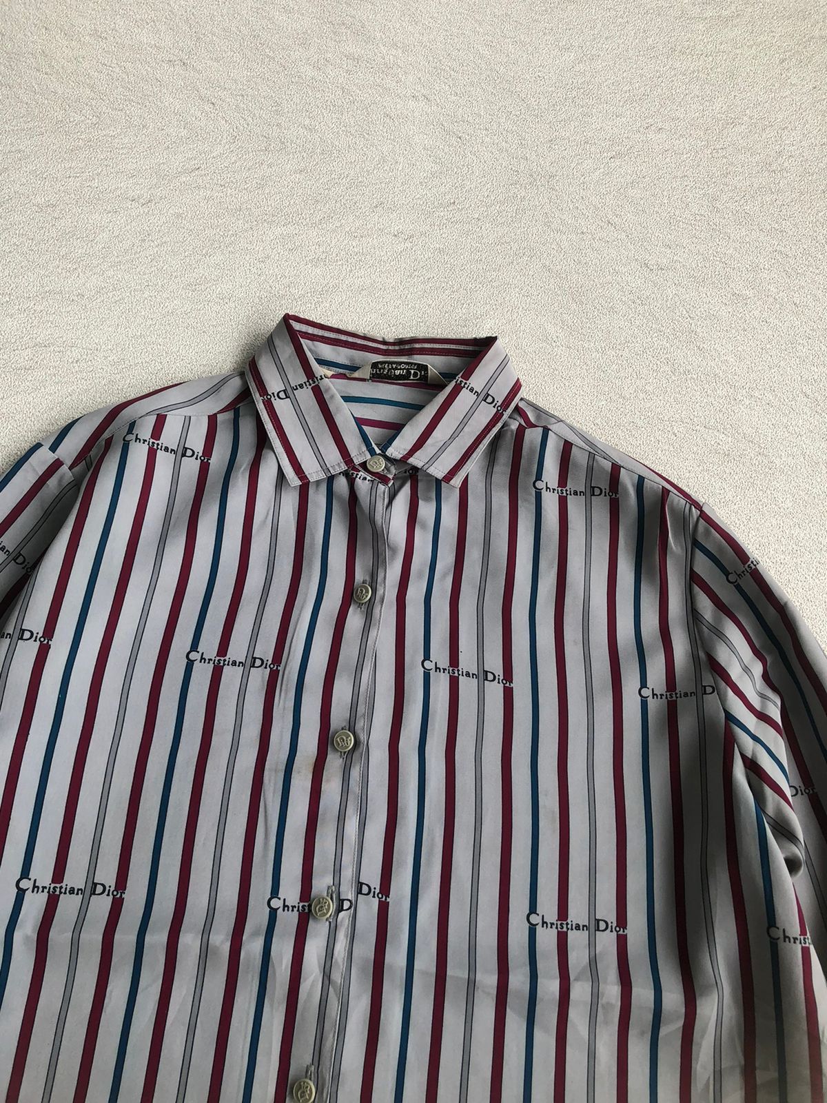 Christian Dior Monsieur RARE❤️‍🔥Vintage Christian Dior Stripe shirt Size US M / EU 48-50 / 2 - 7 Thumbnail