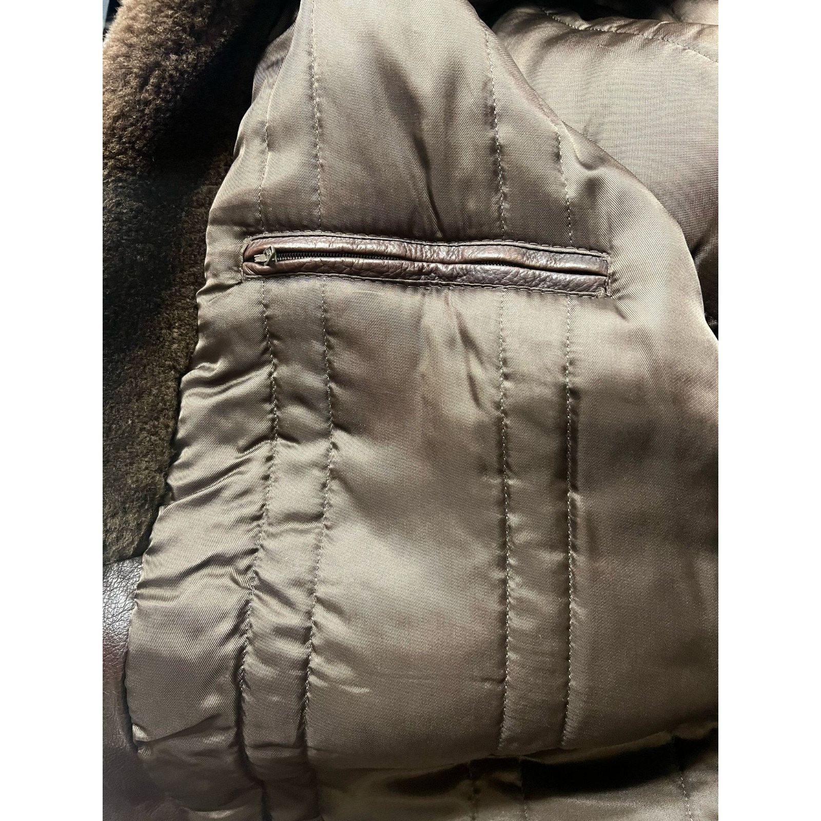 Vera Pelle Vera Pelle Brown Men Coat 100% Real Leather size 54 Size US L / EU 52-54 / 3 - 7 Thumbnail
