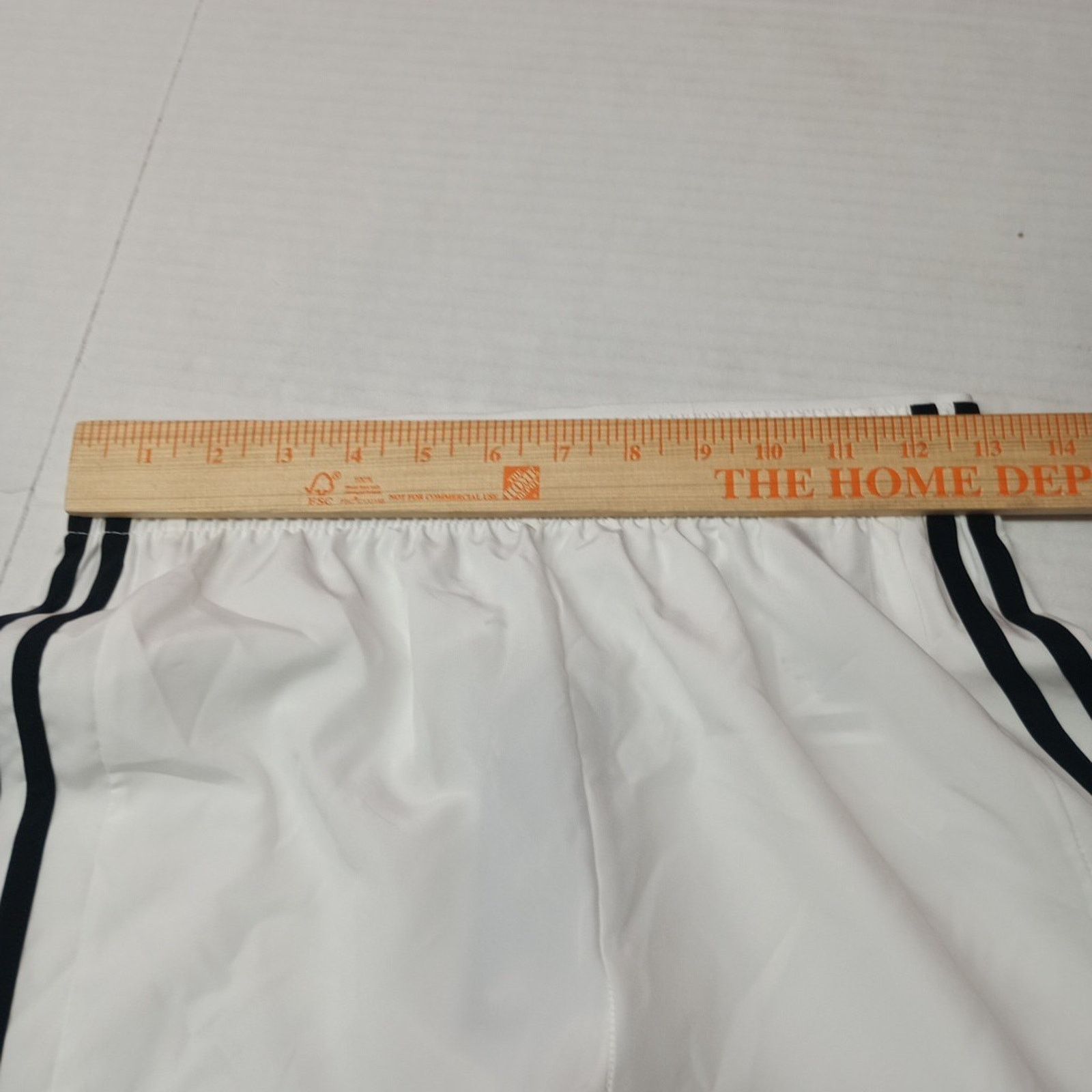 Adidas adidas 3 Stripes Shorts High Rise White Aeroready Women's XS Size 26" / US 2 / IT 38 - 5 Thumbnail