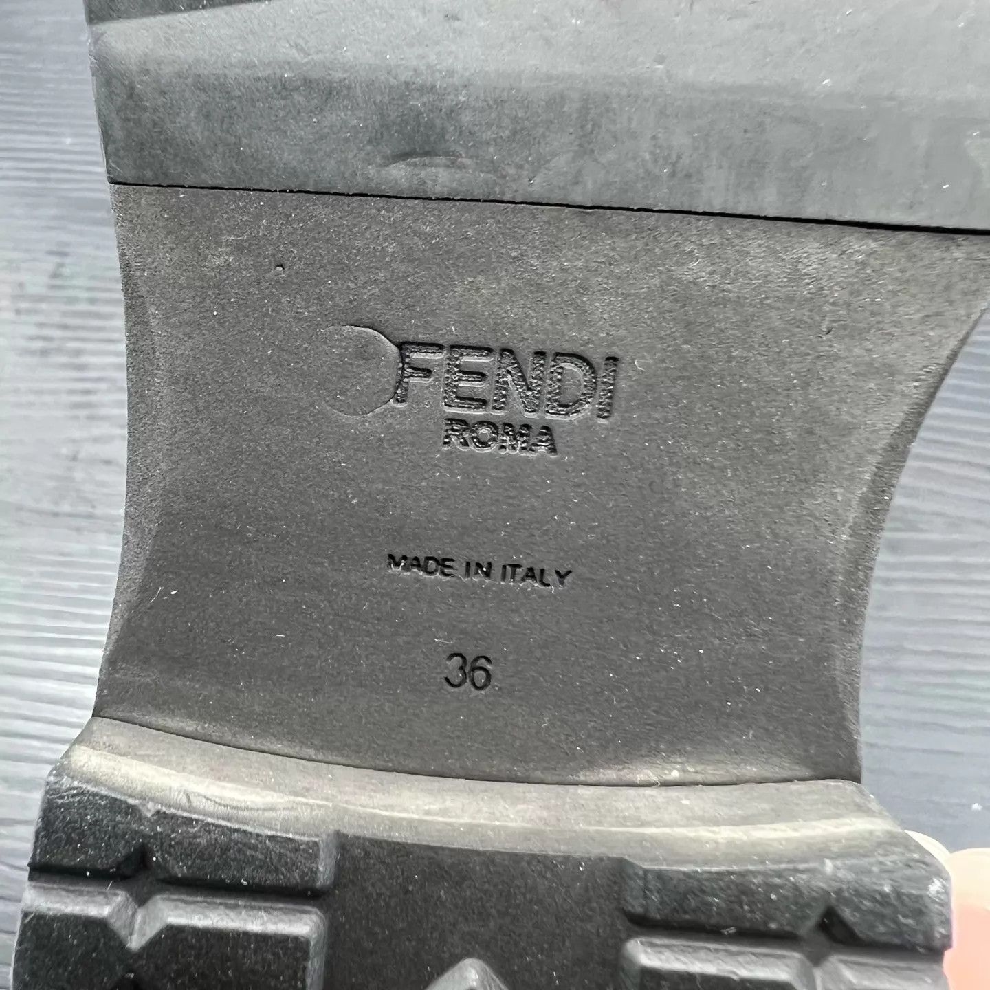 Fendi Fendi Rockoko Black Martin Boots 36 Mint Boxed Size US 5.5 / IT 35.5 - 8 Thumbnail