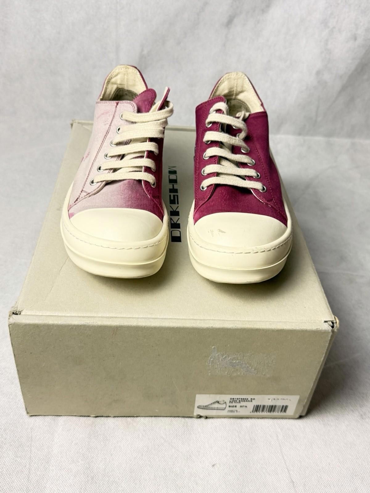 Rick Owens Rick Owens DRKSHDW Faded Low Sneakers SZ 37.5 Size US 7.5 / IT 37.5 - 2 Thumbnail