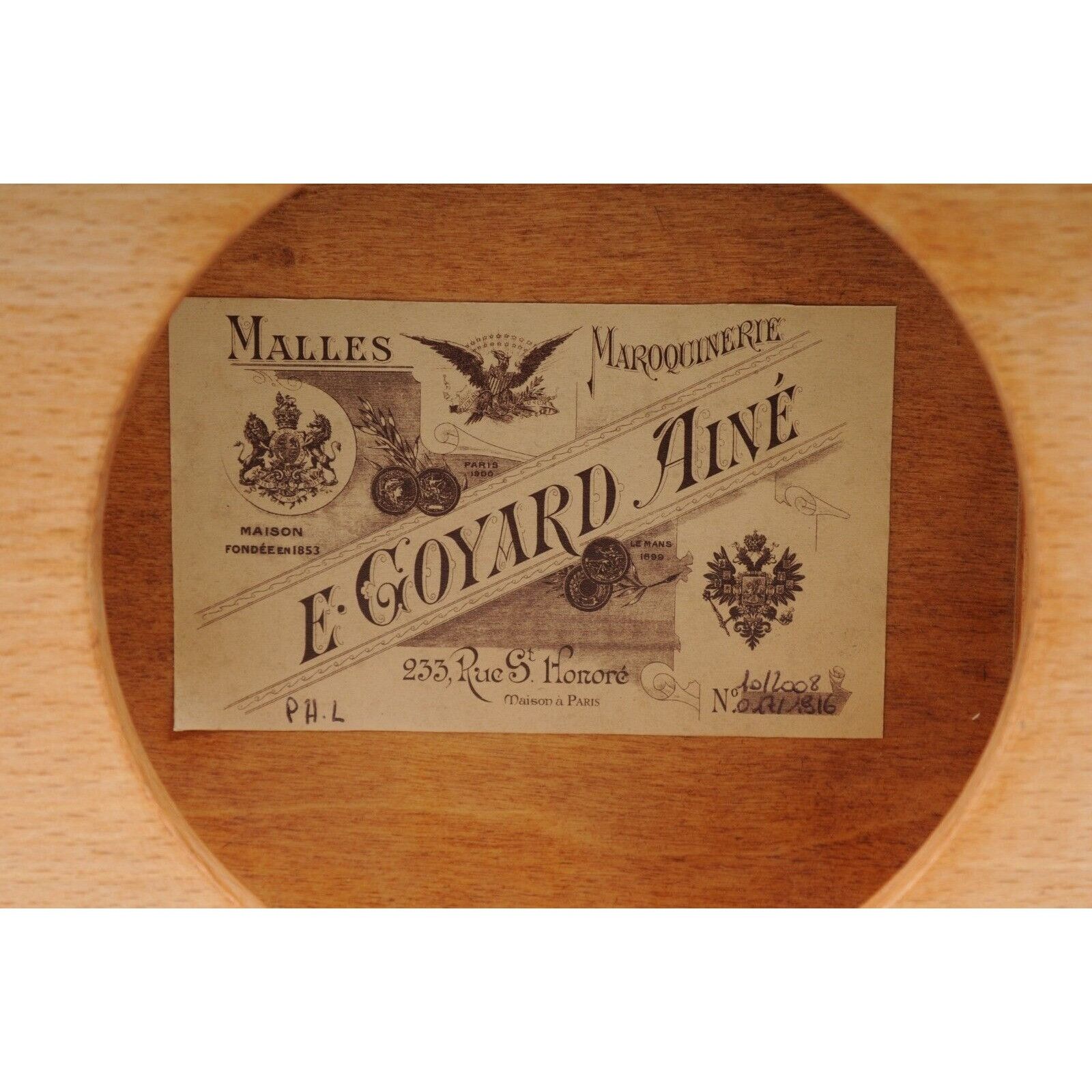 Goyard Red Edmond Double Dog Cat Bowl Hard Sided Trunk Size ONE SIZE - 14 Thumbnail