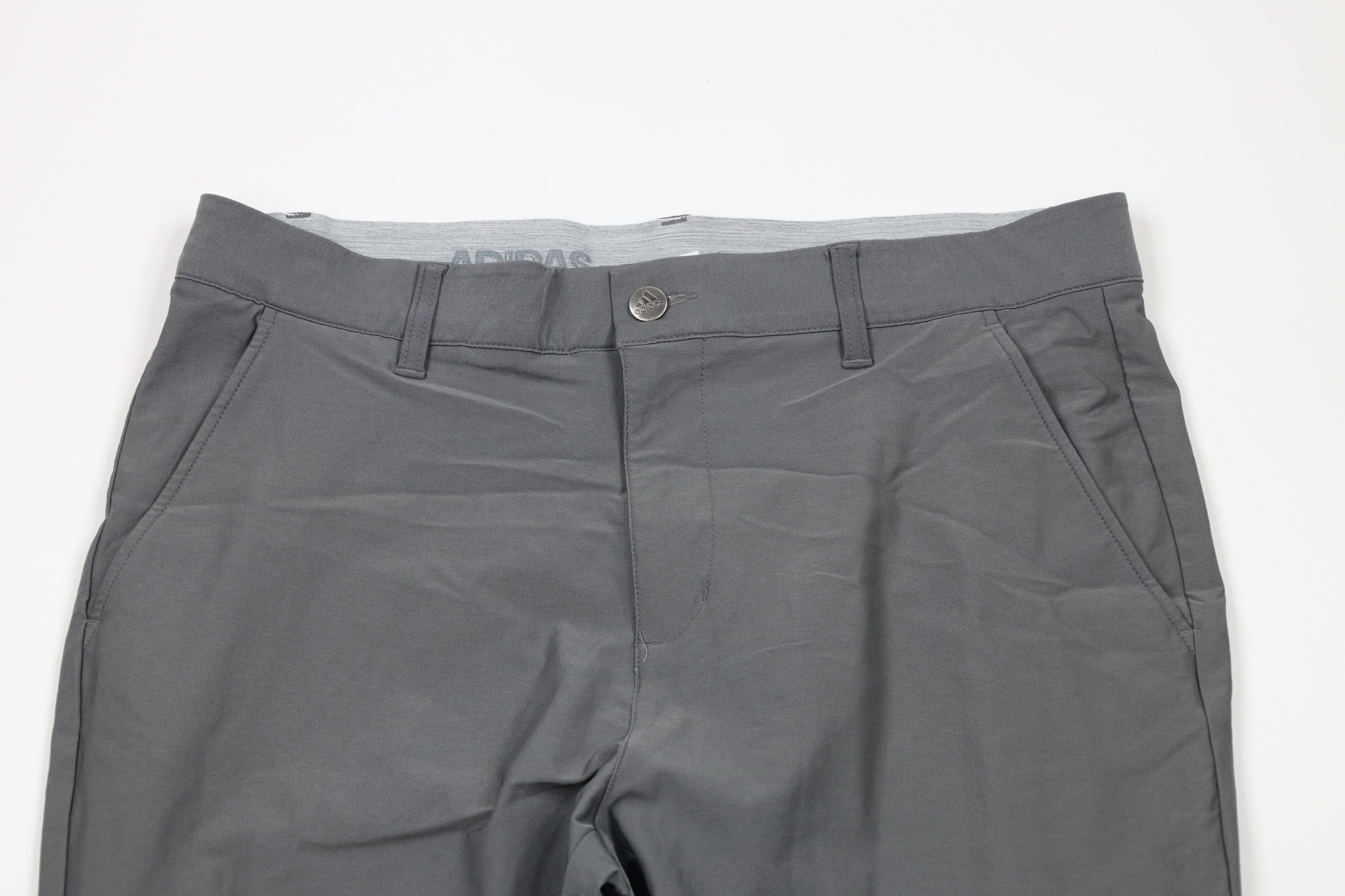 Adidas × Vintage Adidas Golf Out Flat Front Tech Golfing Chino Pants Gray Size US 32 / EU 48 - 2 Thumbnail