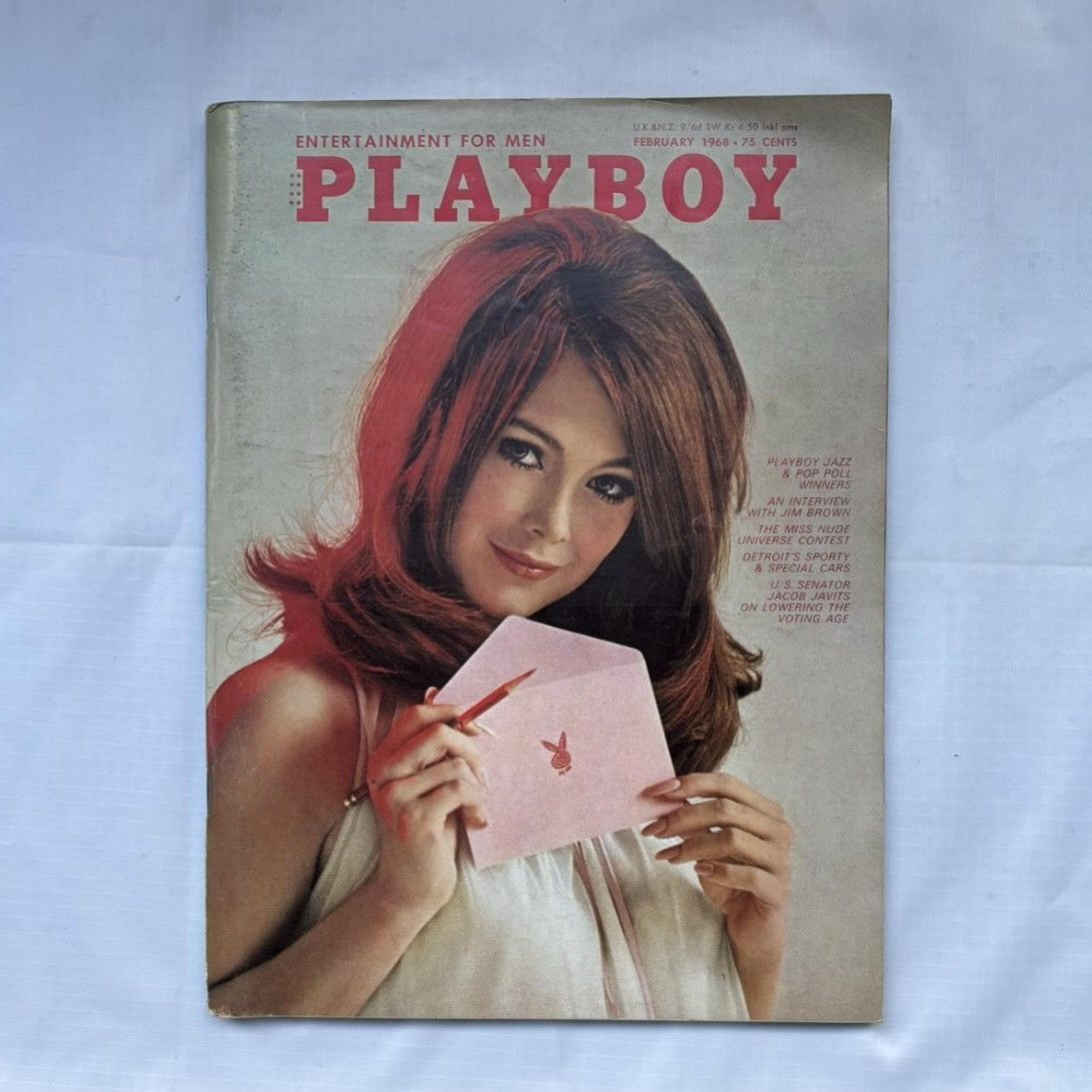 Playboy VINTAGE PLAYBOY MAGAZINE FEBRUARY 1968 Size ONE SIZE - 4 Thumbnail