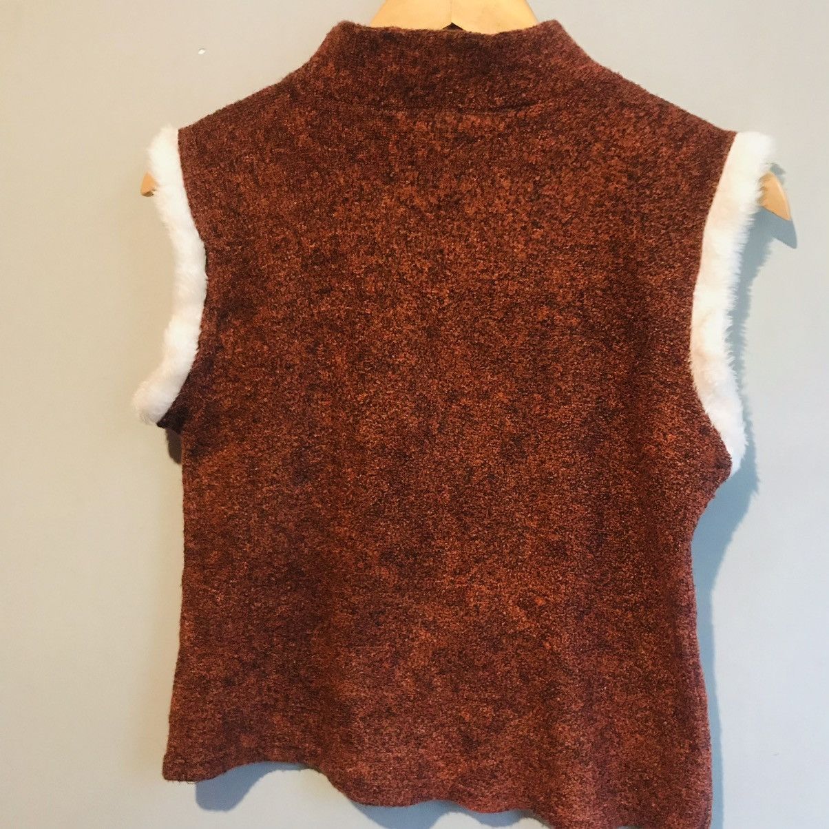 Japanese Brand × Vintage Japanese U-Mock Neck Tank-Top Size M / US 6-8 / IT 42-44 - 7 Thumbnail