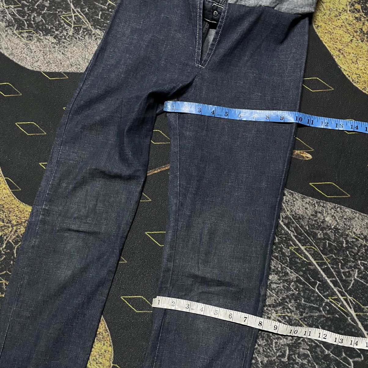 Designer × Miss Sixty 💥- Miss Sixty Selvedge Strechy Jeans With Skirt Size 28" / US 6 / IT 42 - 9 Thumbnail