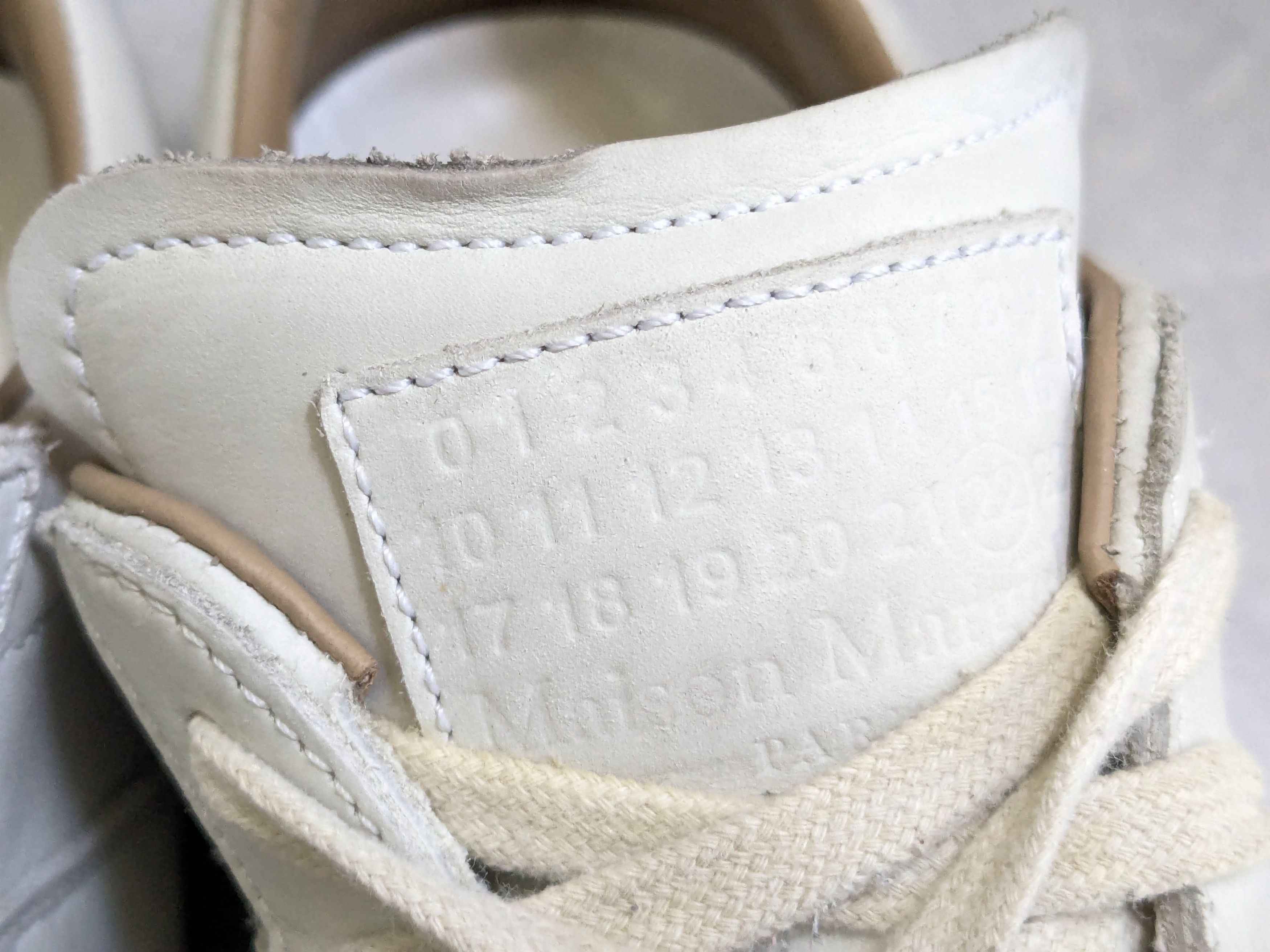 Maison Margiela Maison Margiela Replica GAT Paint Splatter 12 45 Low Top Gum Size US 12 / EU 45 - 8 Thumbnail