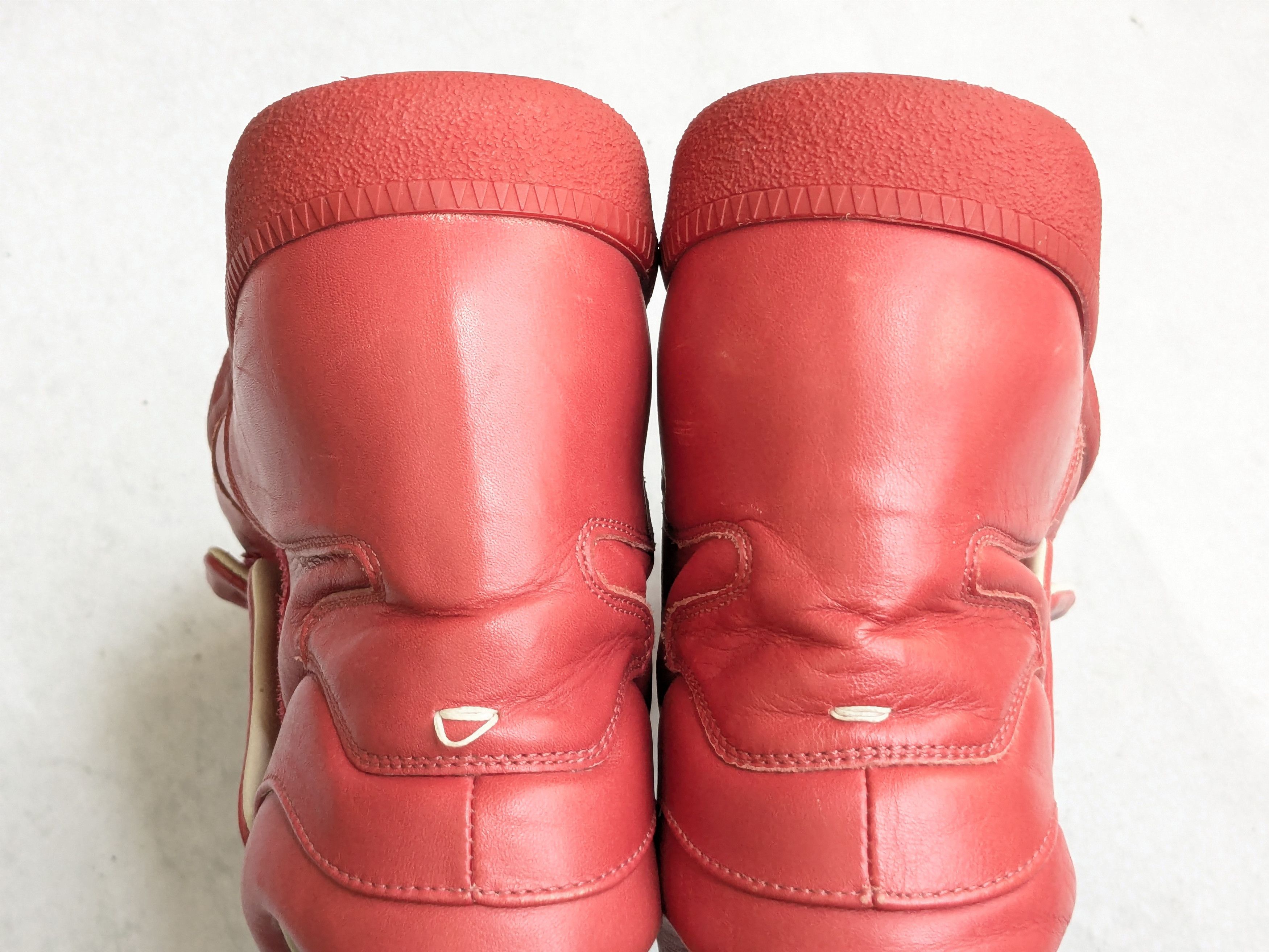 Maison Margiela Maison Margiela Clinic Sneakers Red 11 44 High Tops Leather Size US 11 / EU 44 - 20 Thumbnail