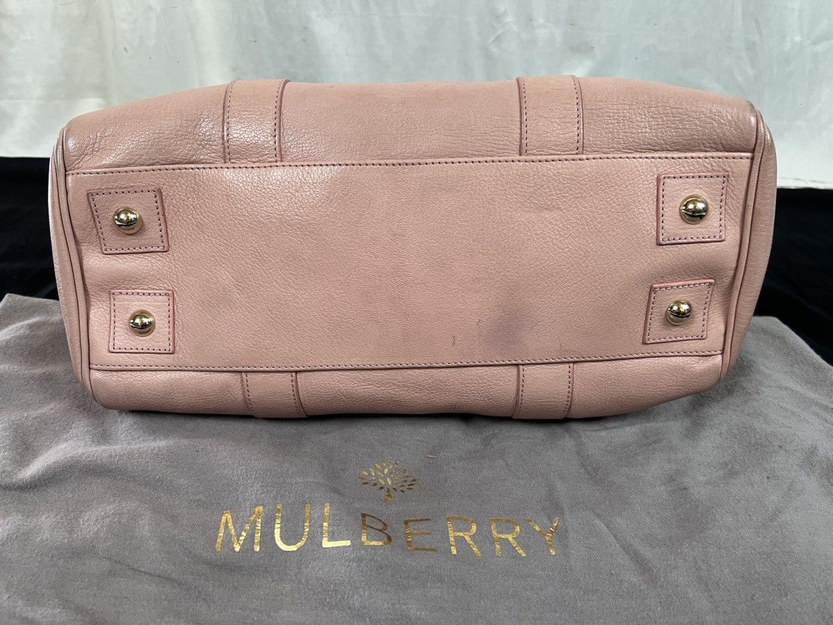 Mulberry Mulberry Bayswater Pink Leather Top Handle Bag –Made England Size ONE SIZE - 8 Thumbnail