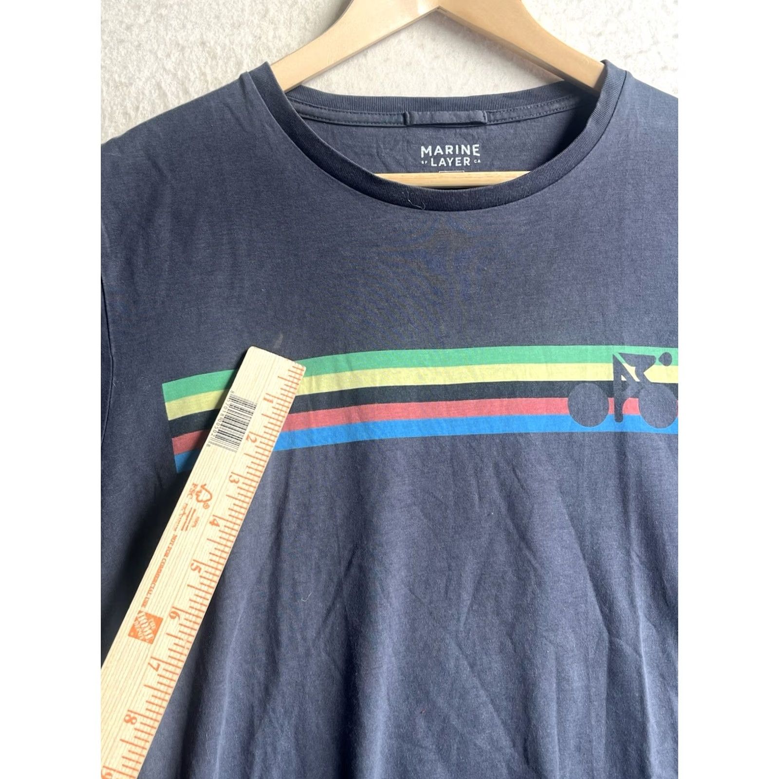 Marine Layer Marine Layer T-Shirt Striped Gray Size S Supima Modal See All Pics Men Size US S / EU 44-46 / 1 - 6 Thumbnail