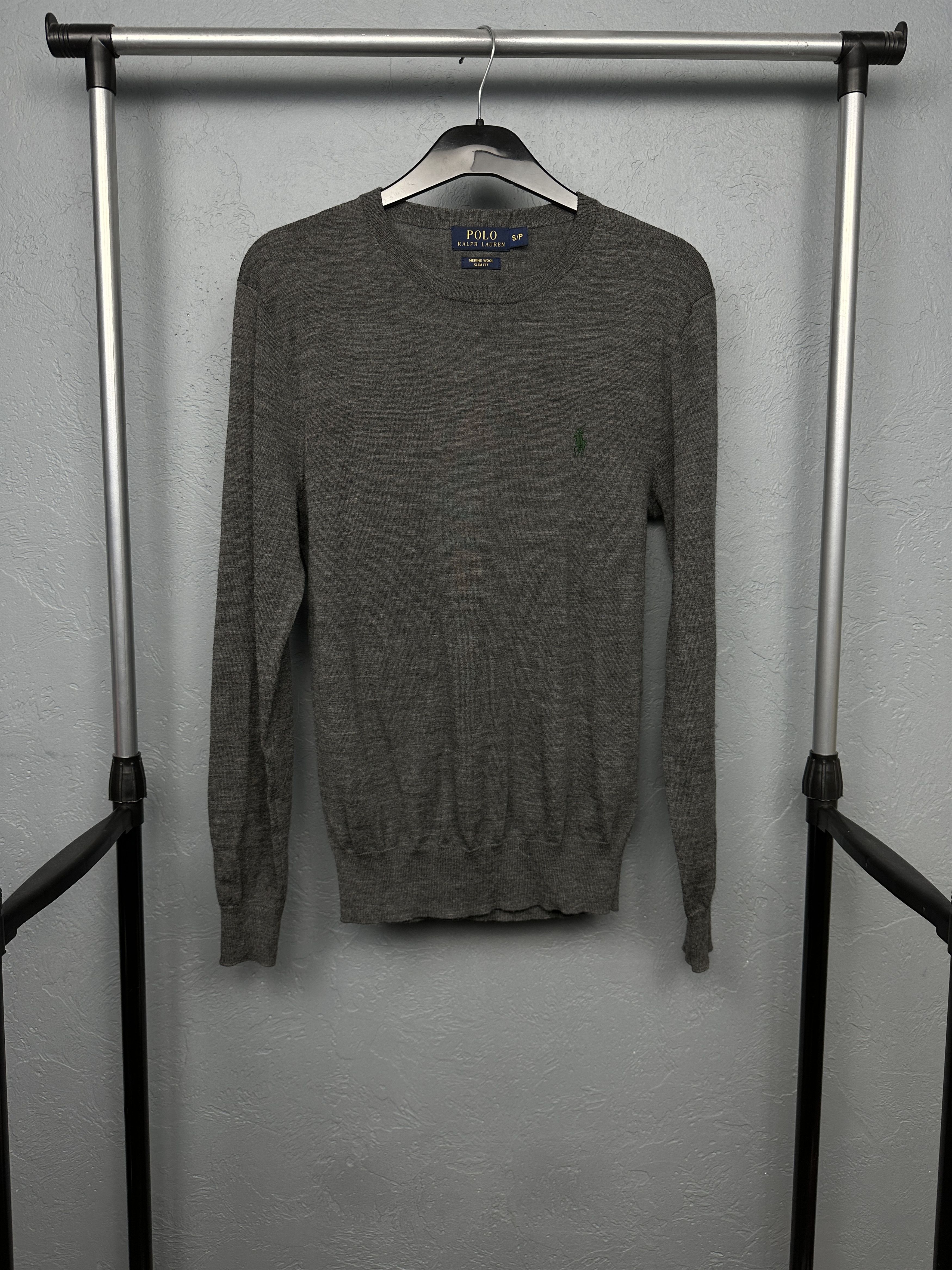 Polo Ralph Lauren Polo Ralph Lauren Mens Crew Neck Merino Wool Knit Sweater Size US S / EU 44-46 / 1 - 1 Thumbnail